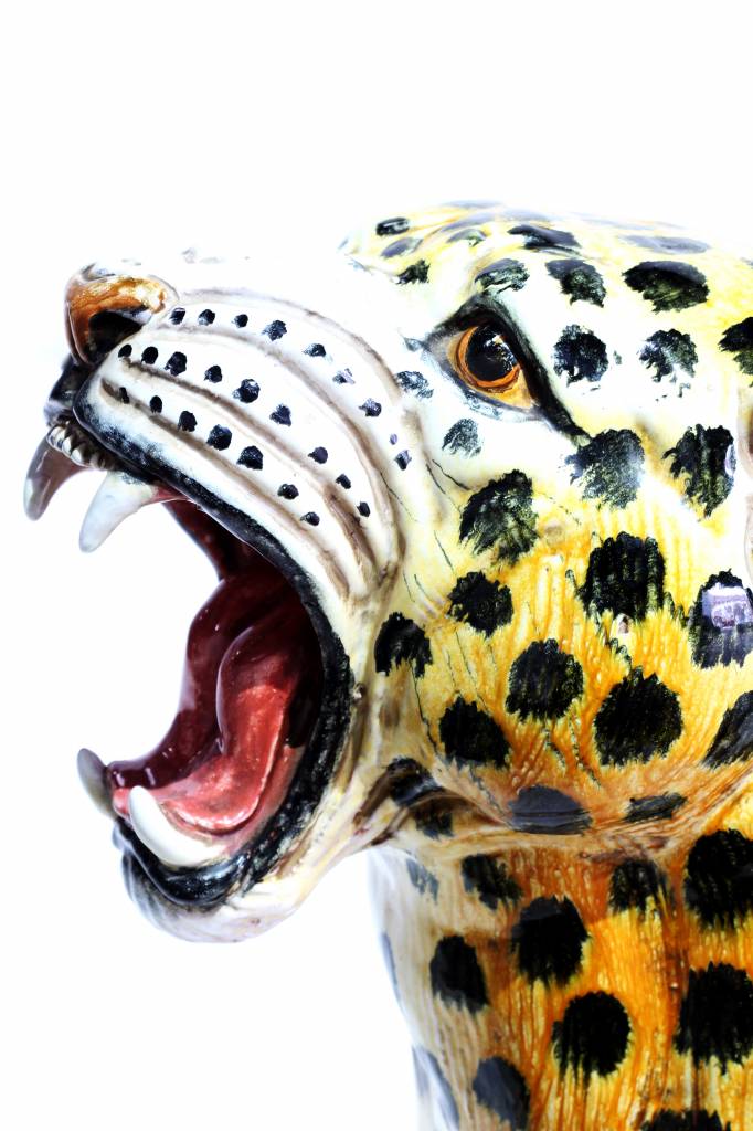 porcelain leopard 1960's