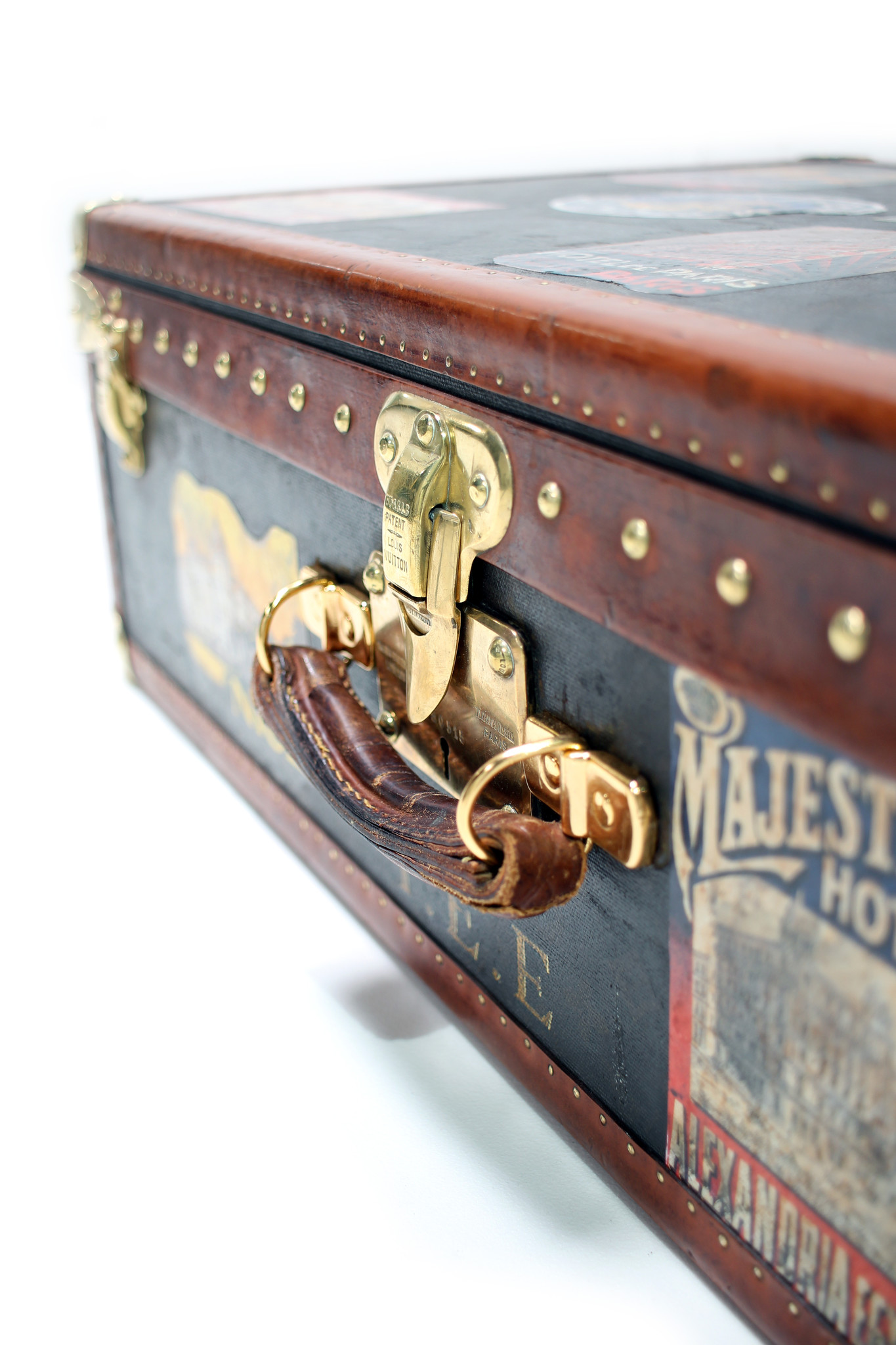 Vintage Louis Vuitton travel suitcase