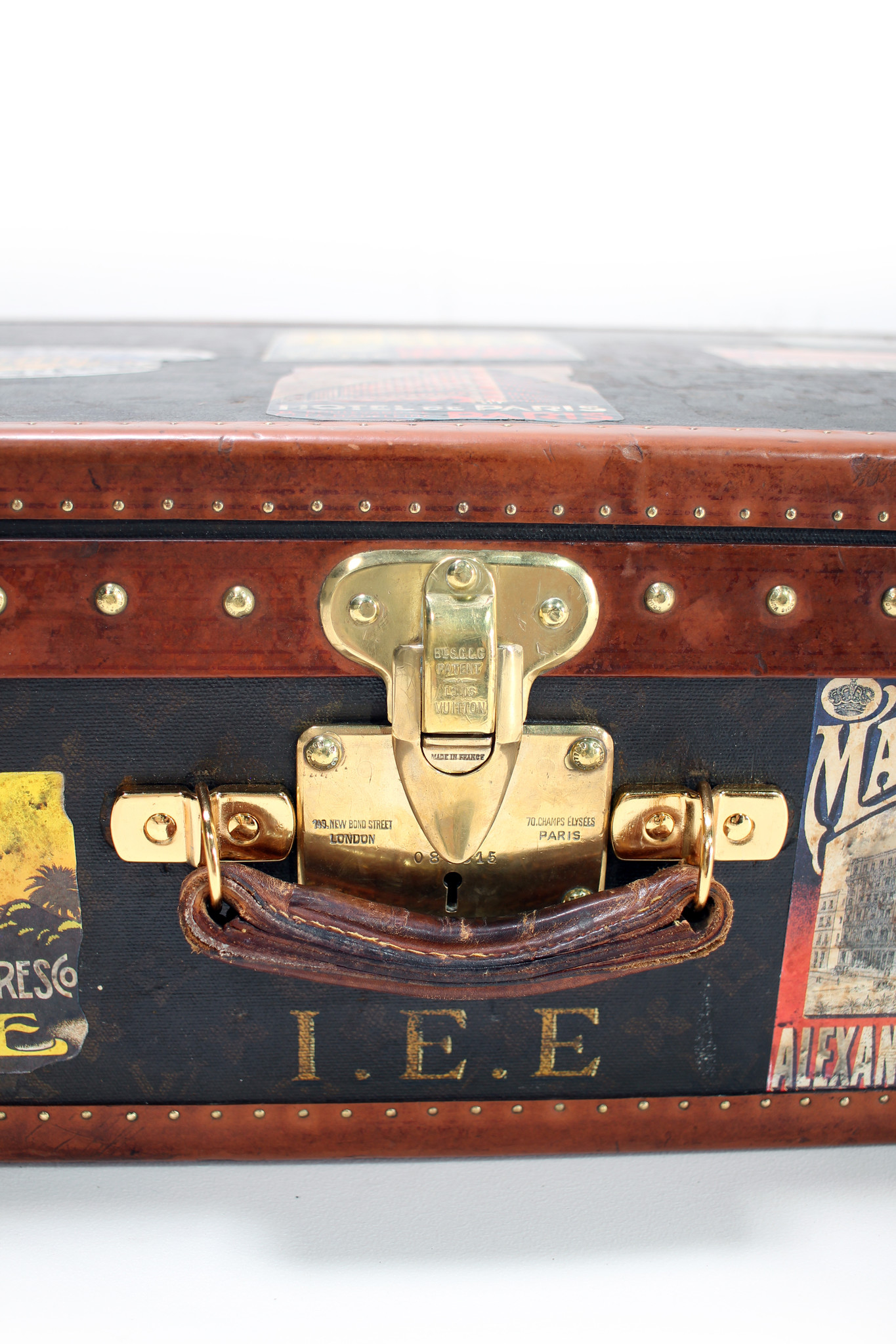 Leather Louis Vuitton wardrobe suitcase, 1920's - THE HOUSE OF WAUW