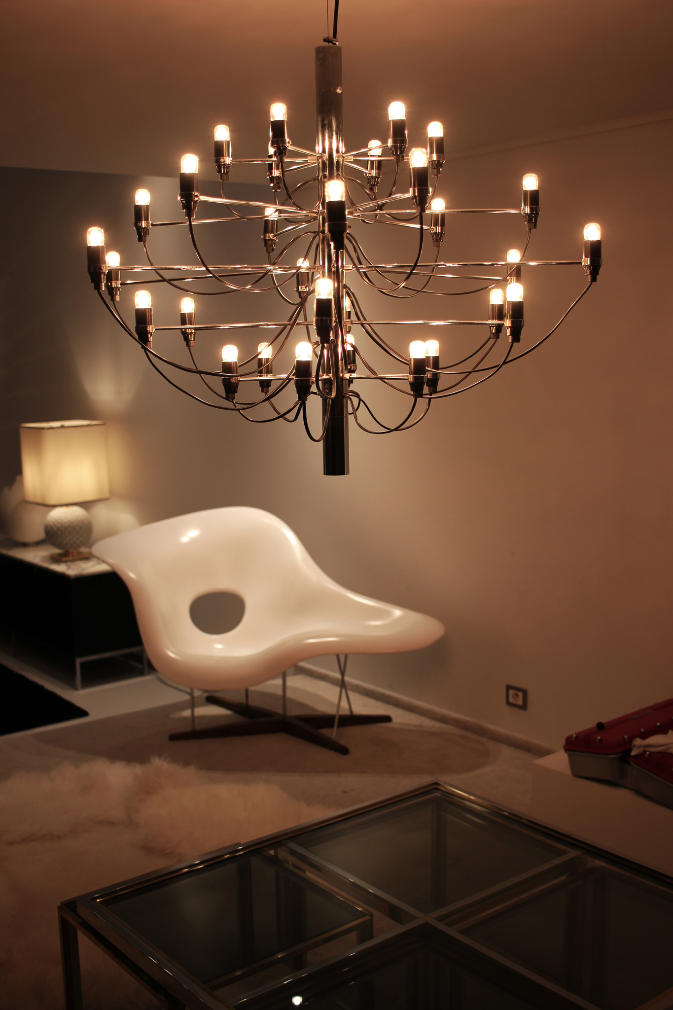 Original Sarfatti chandelier by Gino Sarfatti for Flos