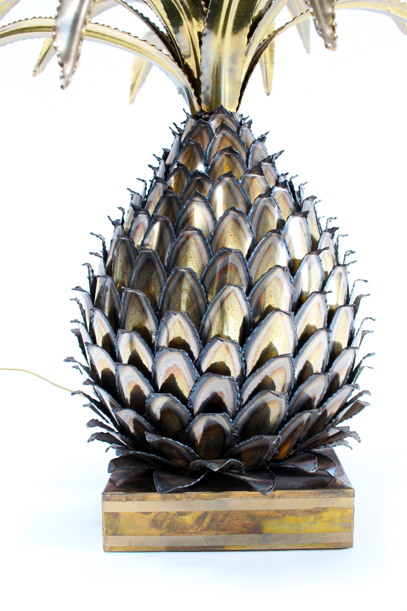 Originele Maison Jansen ananas lamp 1960s