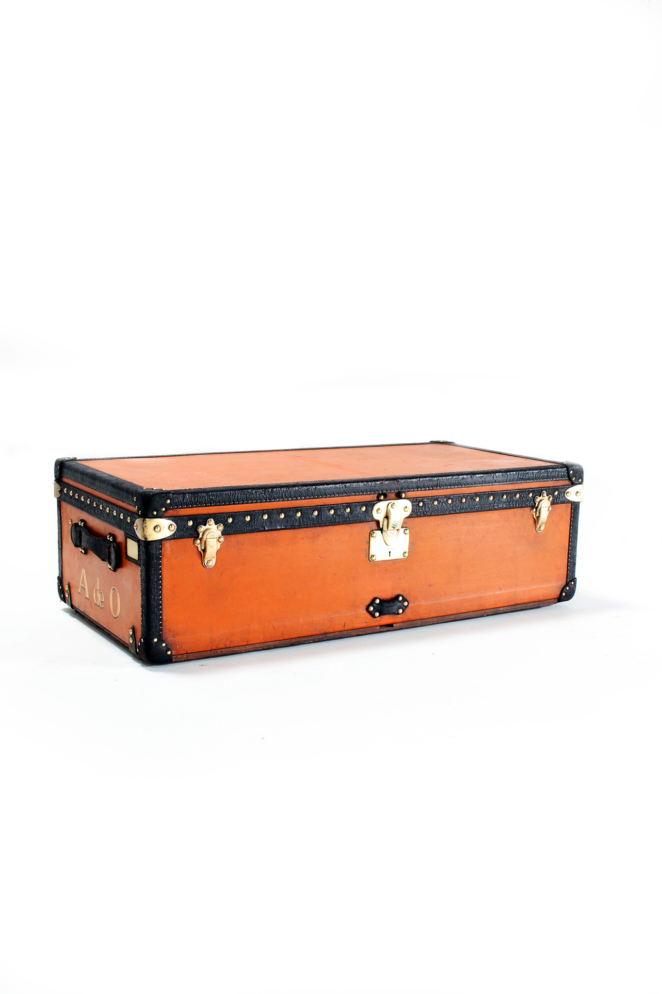 Louis Vuitton trunk malle cabine I Lovely orange