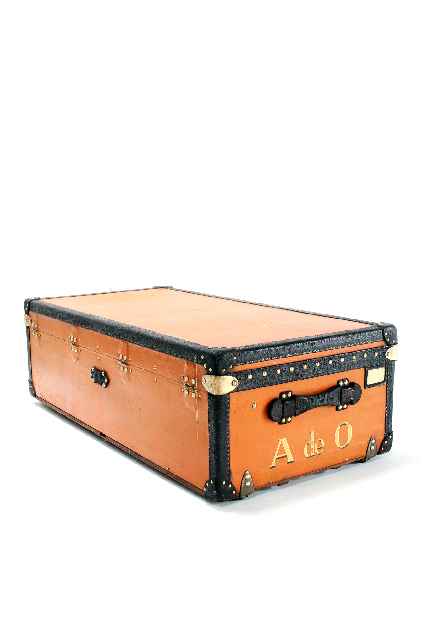 Louis Vuitton trunk malle cabine I Lovely orange