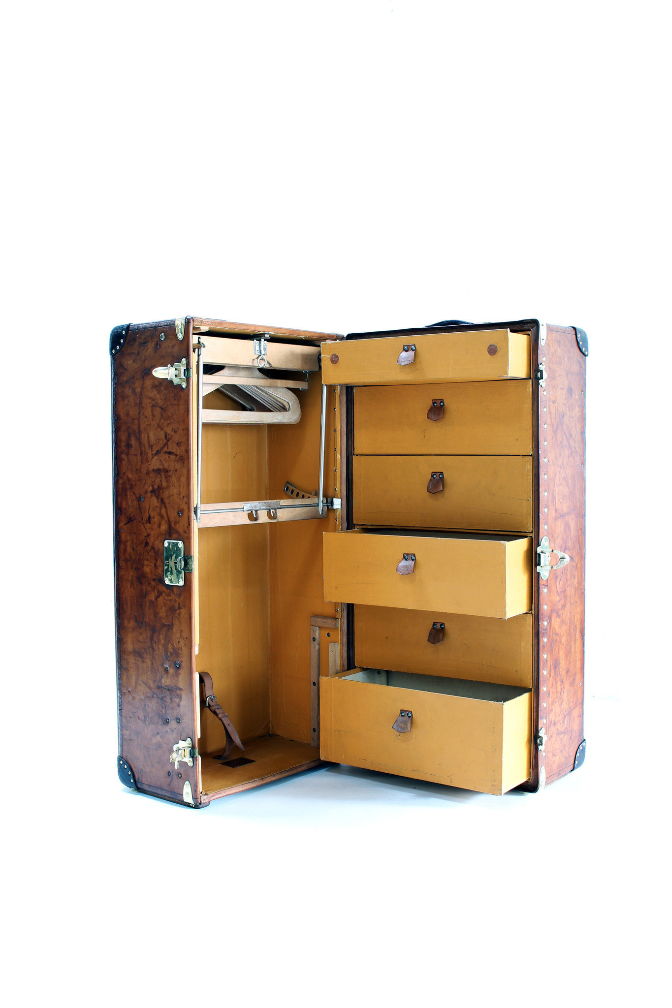 Leather Louis Vuitton Wardrobe Suitcase 1920 S Wauwshop Belgium