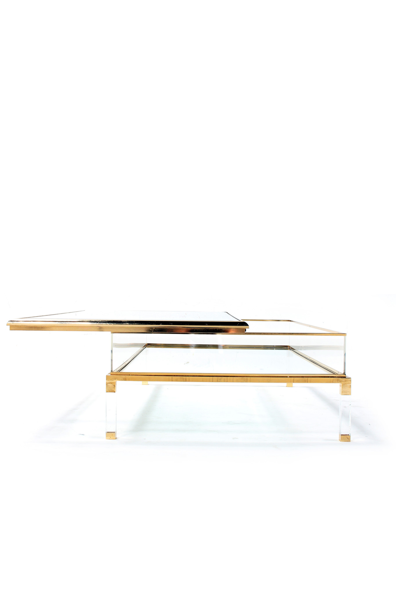 Vintage sliding coffee table