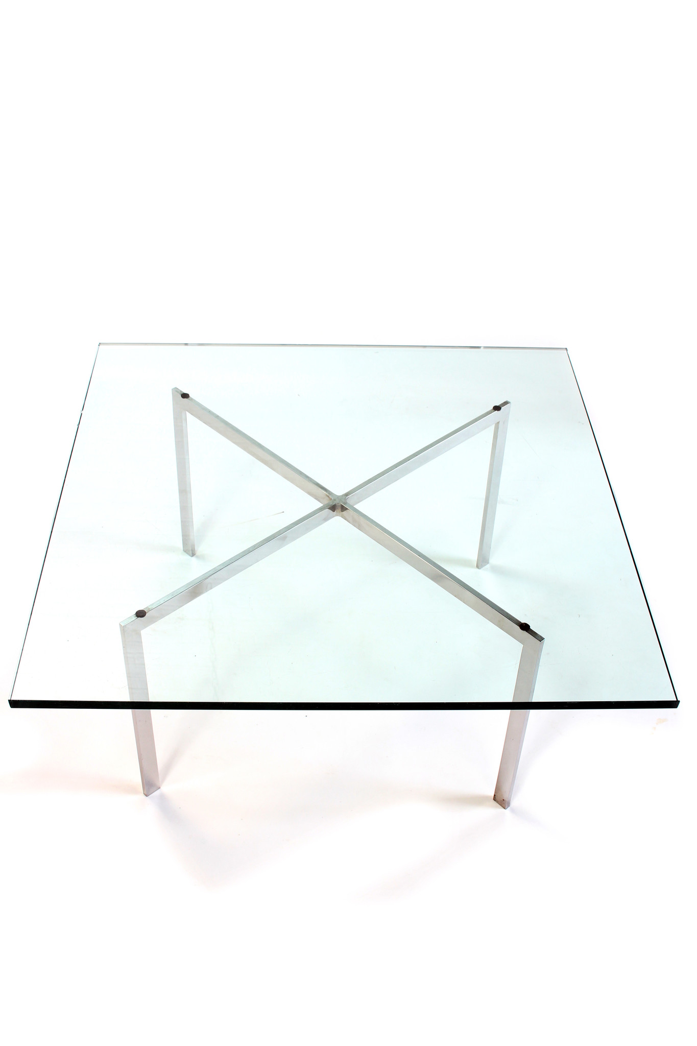 Coffee table "Barcelona" designed by Mies van der Rohe for Knoll