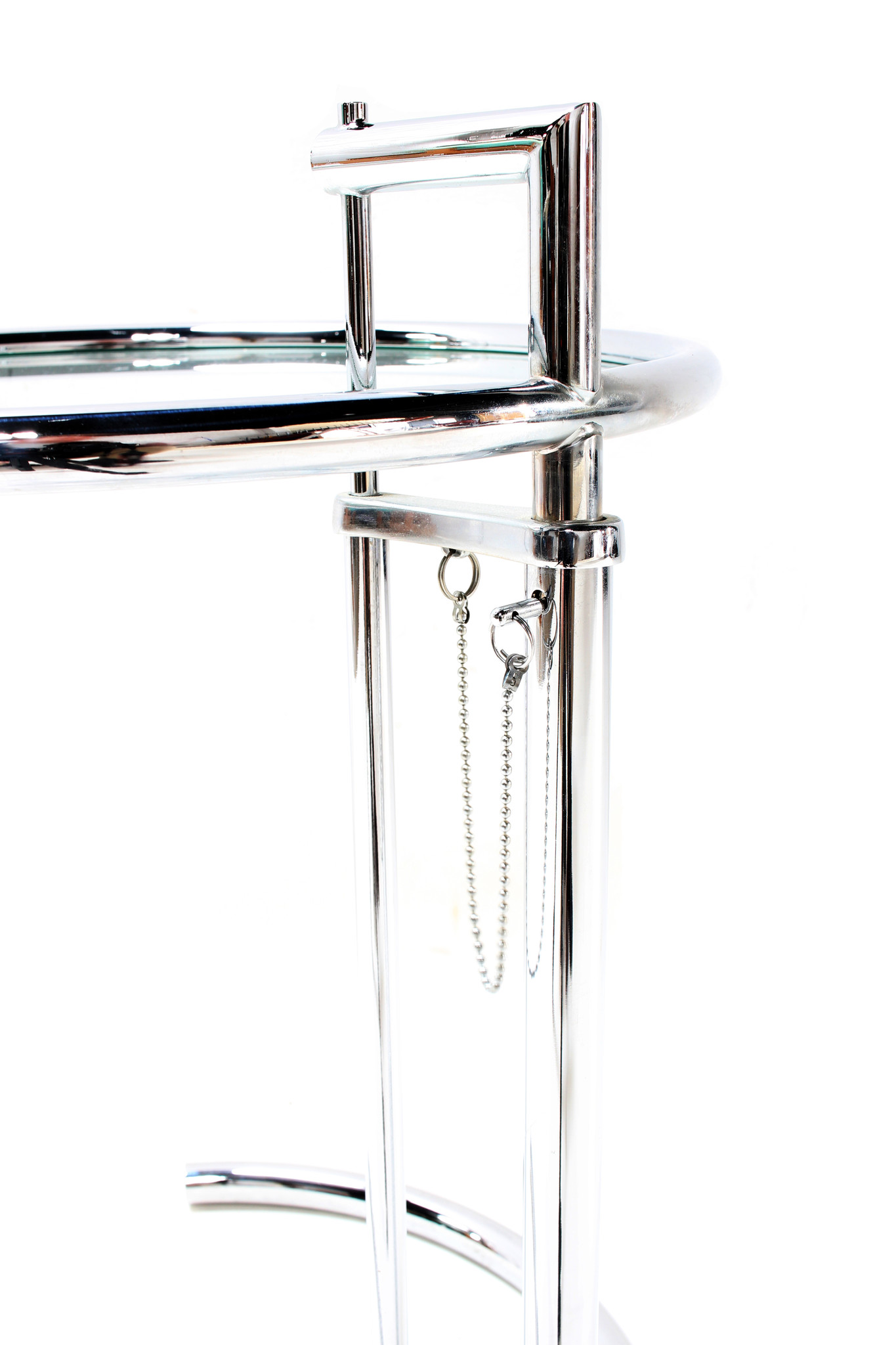 Eileen Gray side table in chrome