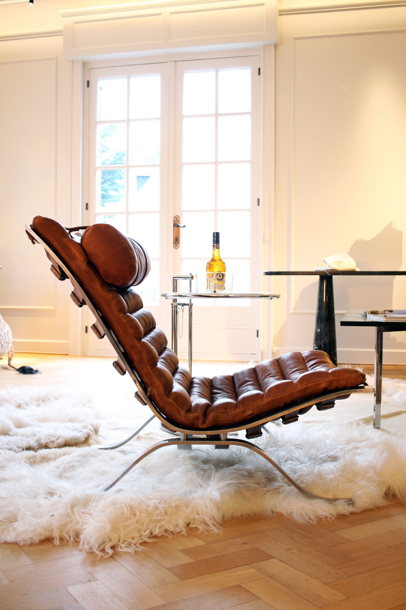 Ari chair Cognac leder