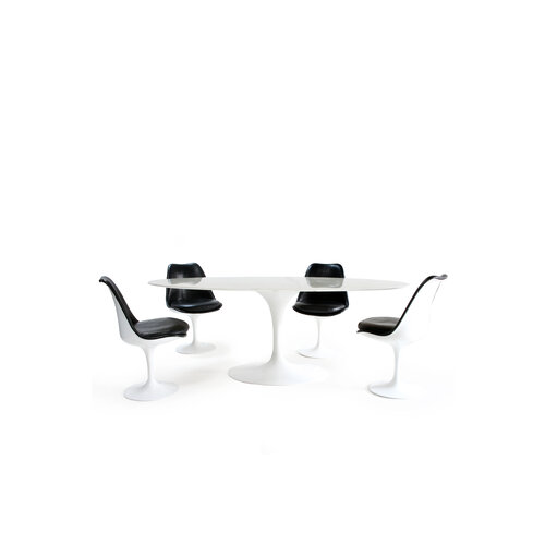 Knoll oval dining set