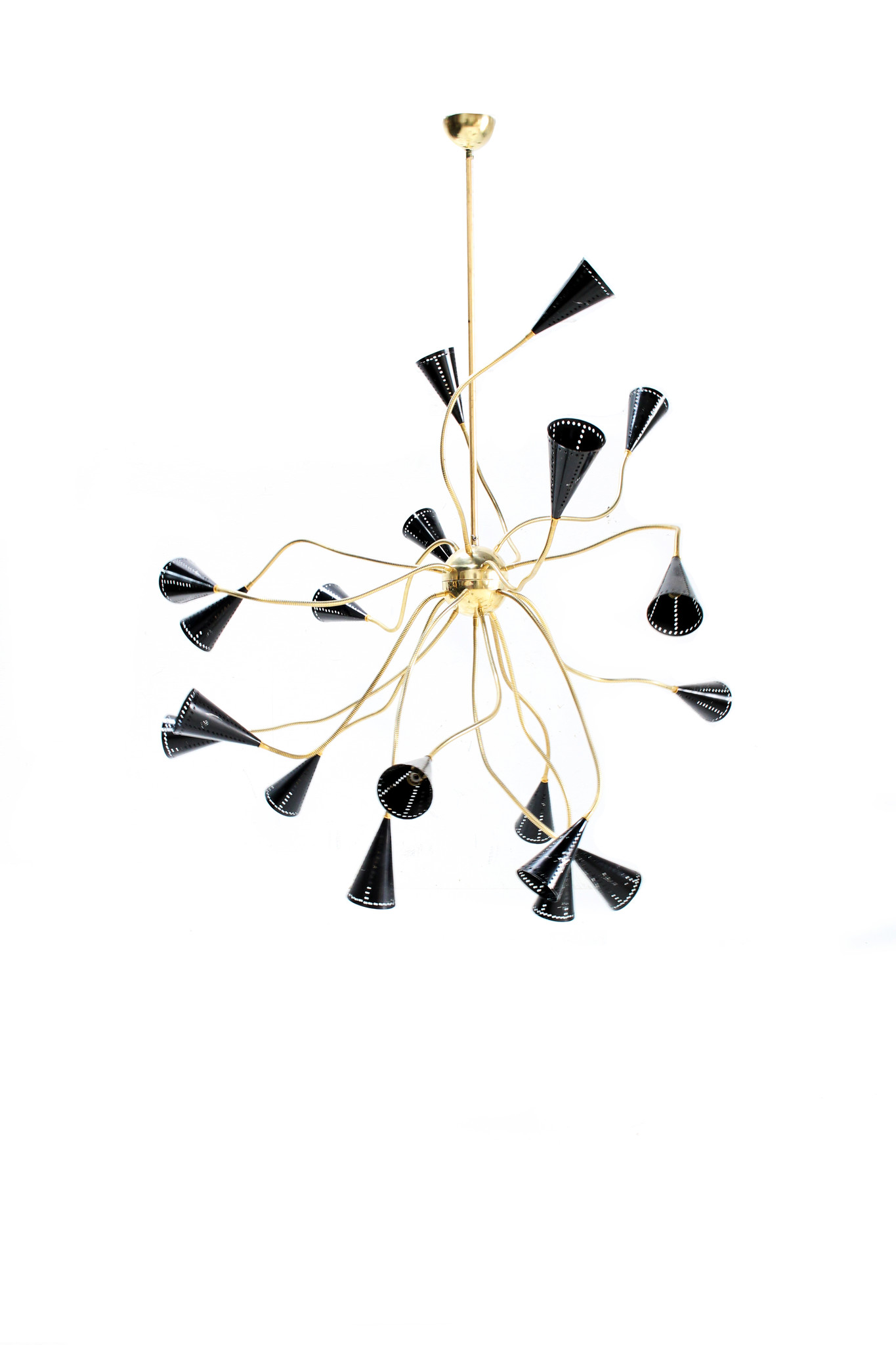 Hip sputnik chandelier with moving arms