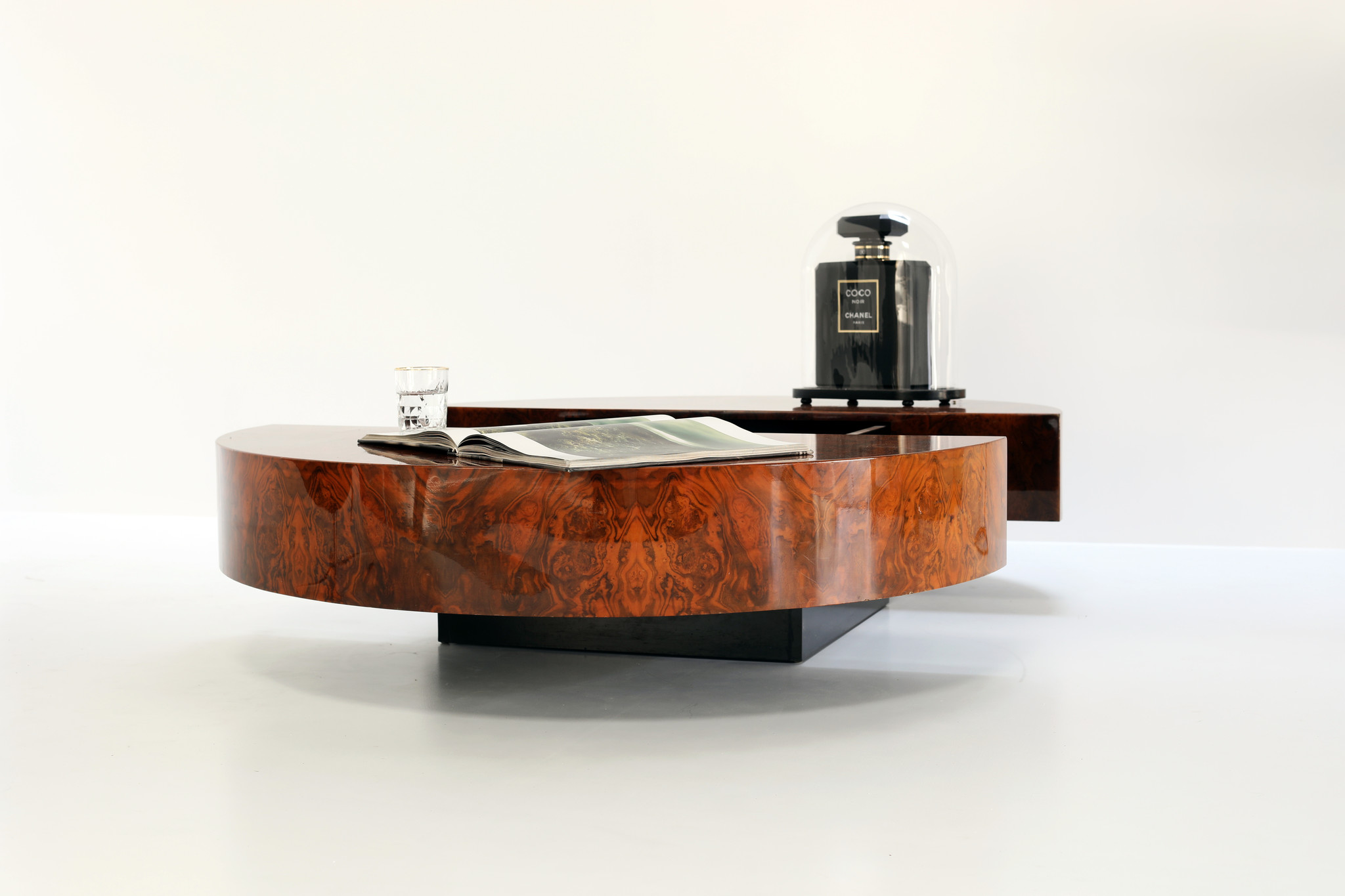 Coffee table / bar designed by Jean Claude Mahey