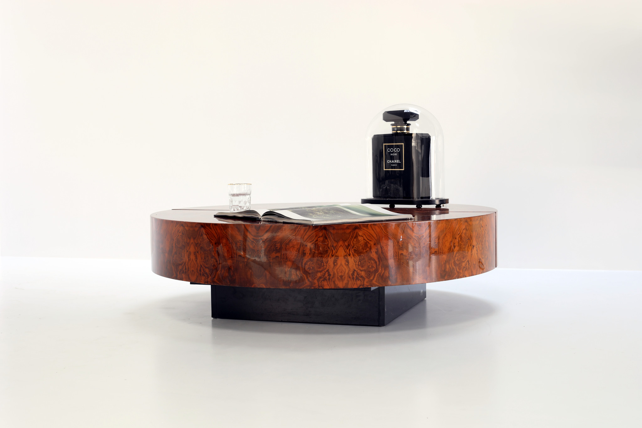 Coffee table / bar designed by Jean Claude Mahey