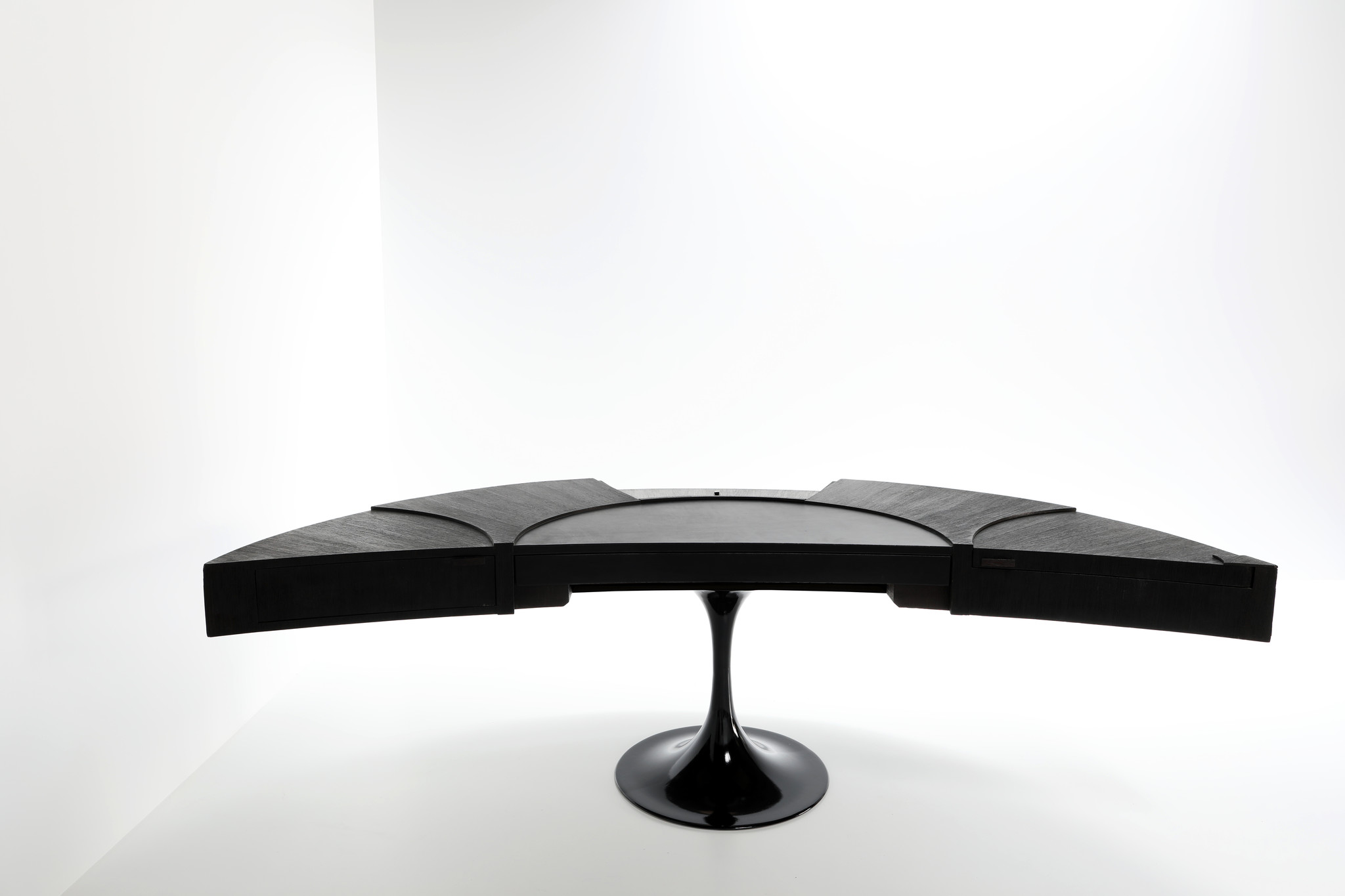 Exclusive Space Age "Boomerang" executive desk, 1980's