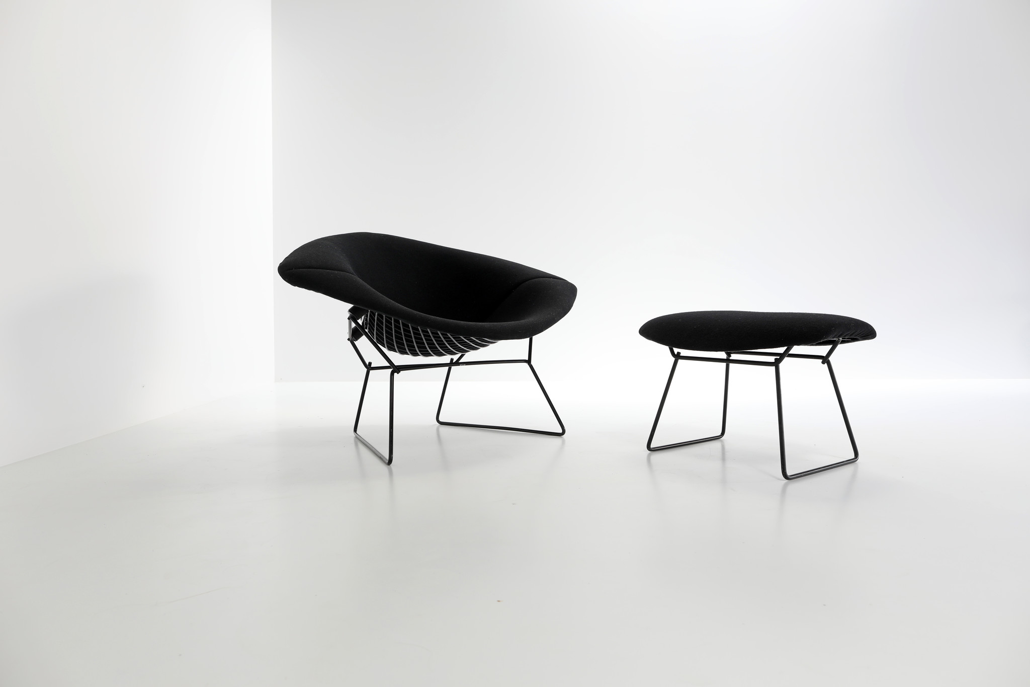 Diamond large Chair van Harry Bertoia voor Knoll