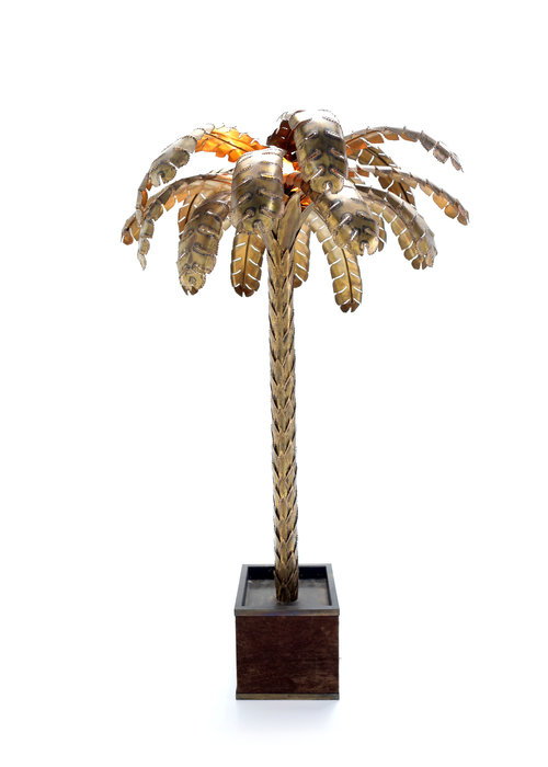 Grande lampe palmier Maison Jansen