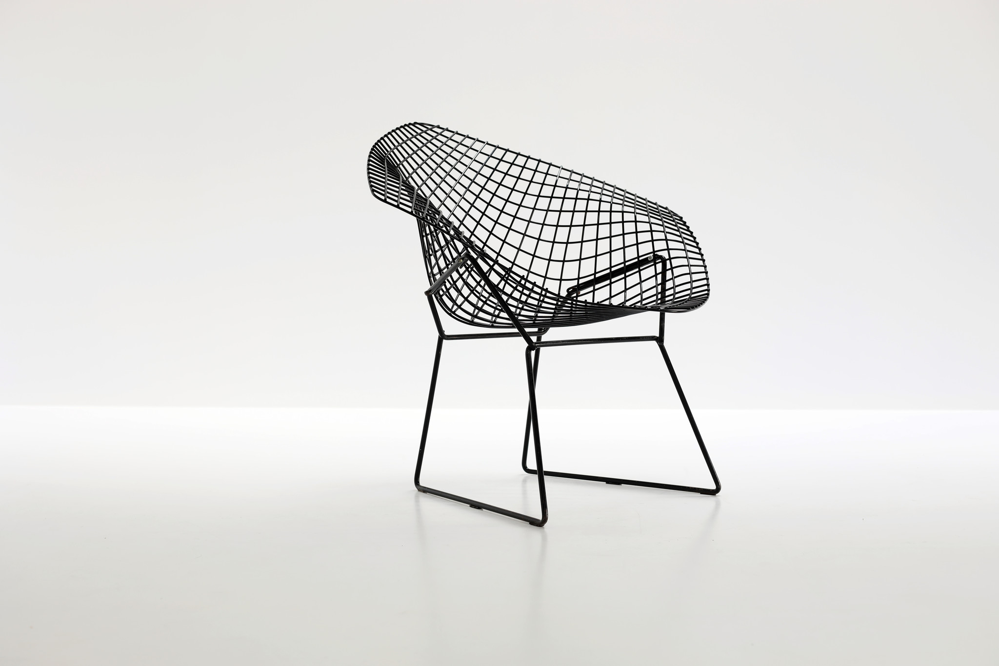 Black Diamond Chair designed Harry Bertoia for Knoll