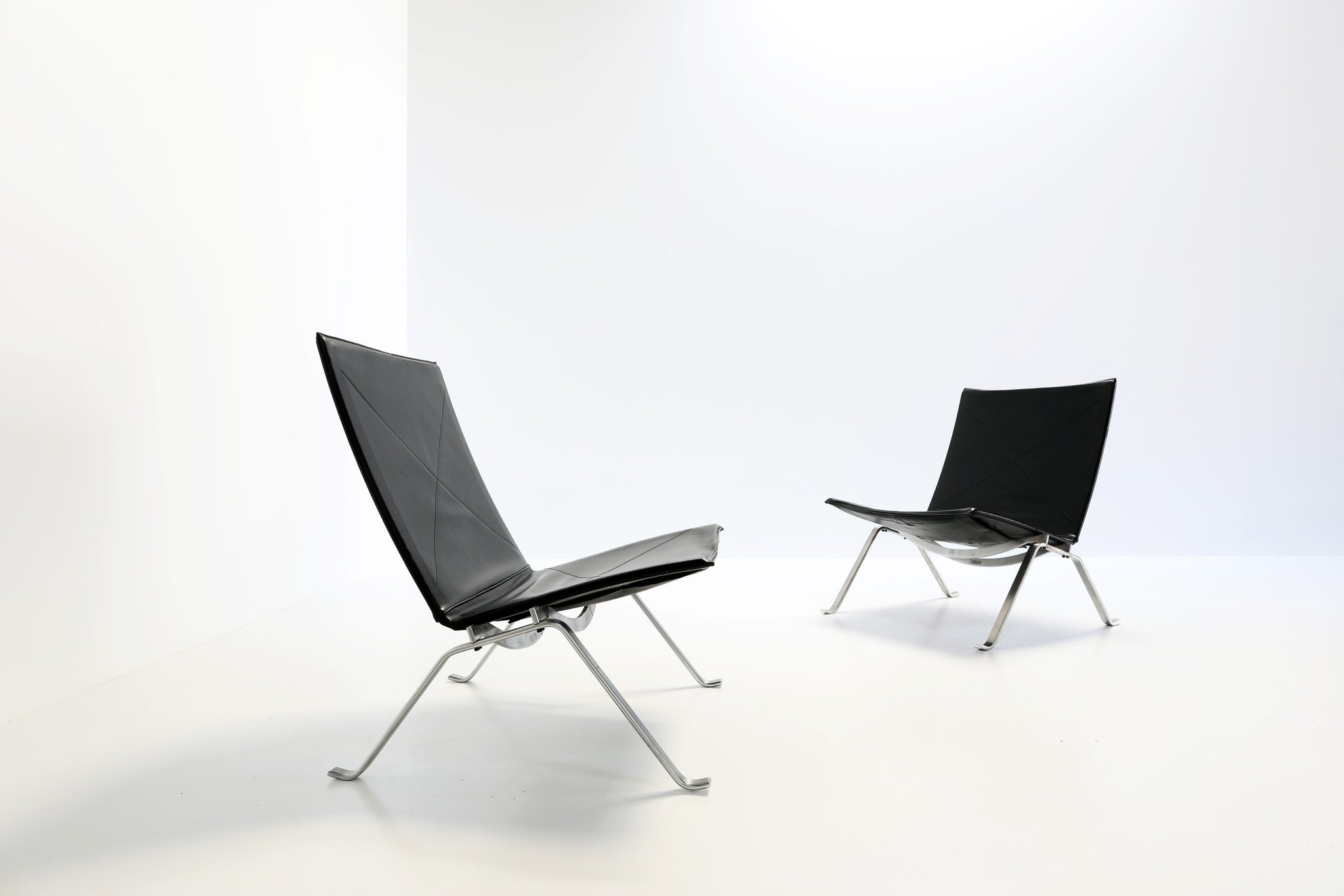 Ensemble de chaises PK22 par POUL KJÆRHOLM pour Fritz Hansen