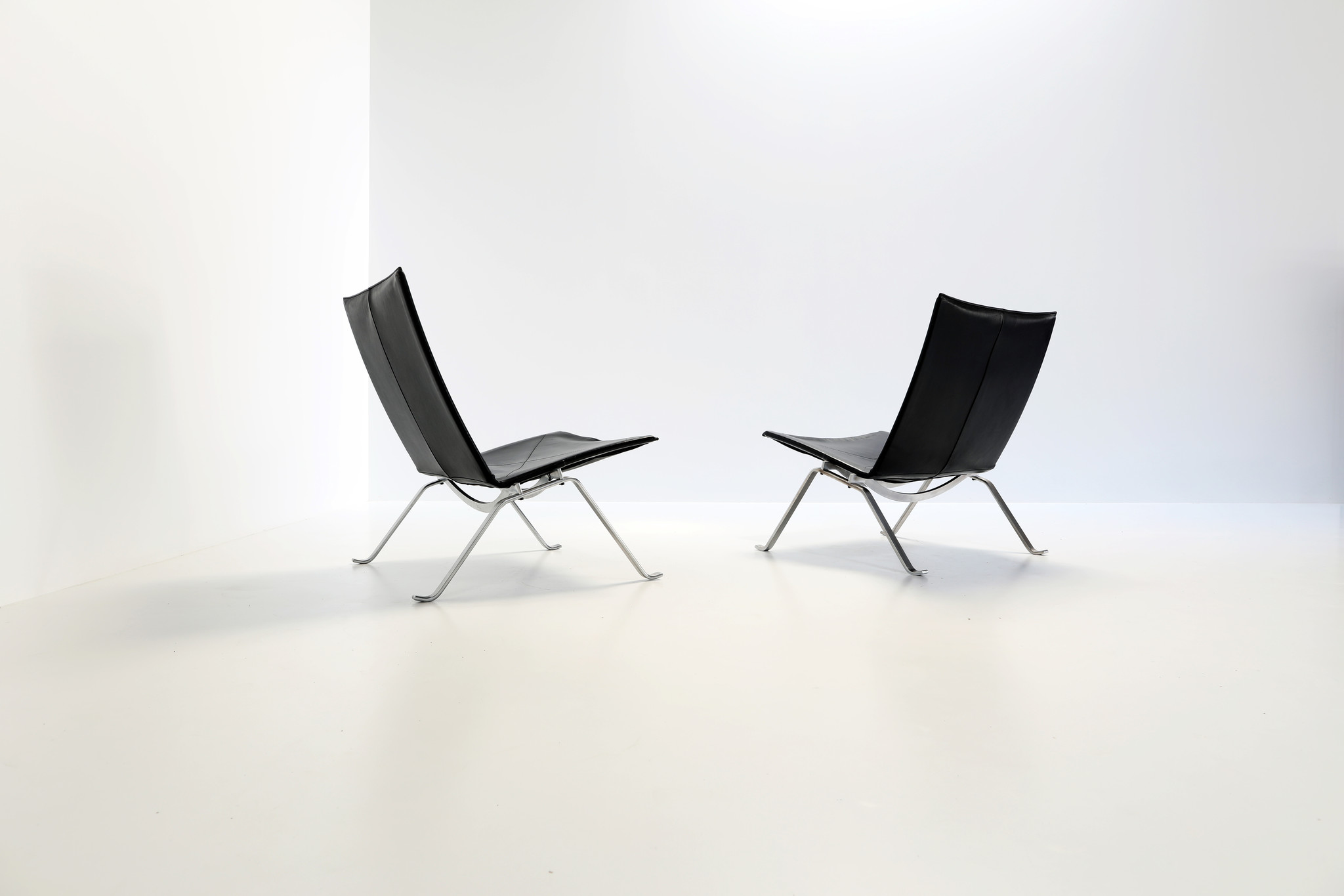 Ensemble de chaises PK22 par POUL KJÆRHOLM pour Fritz Hansen