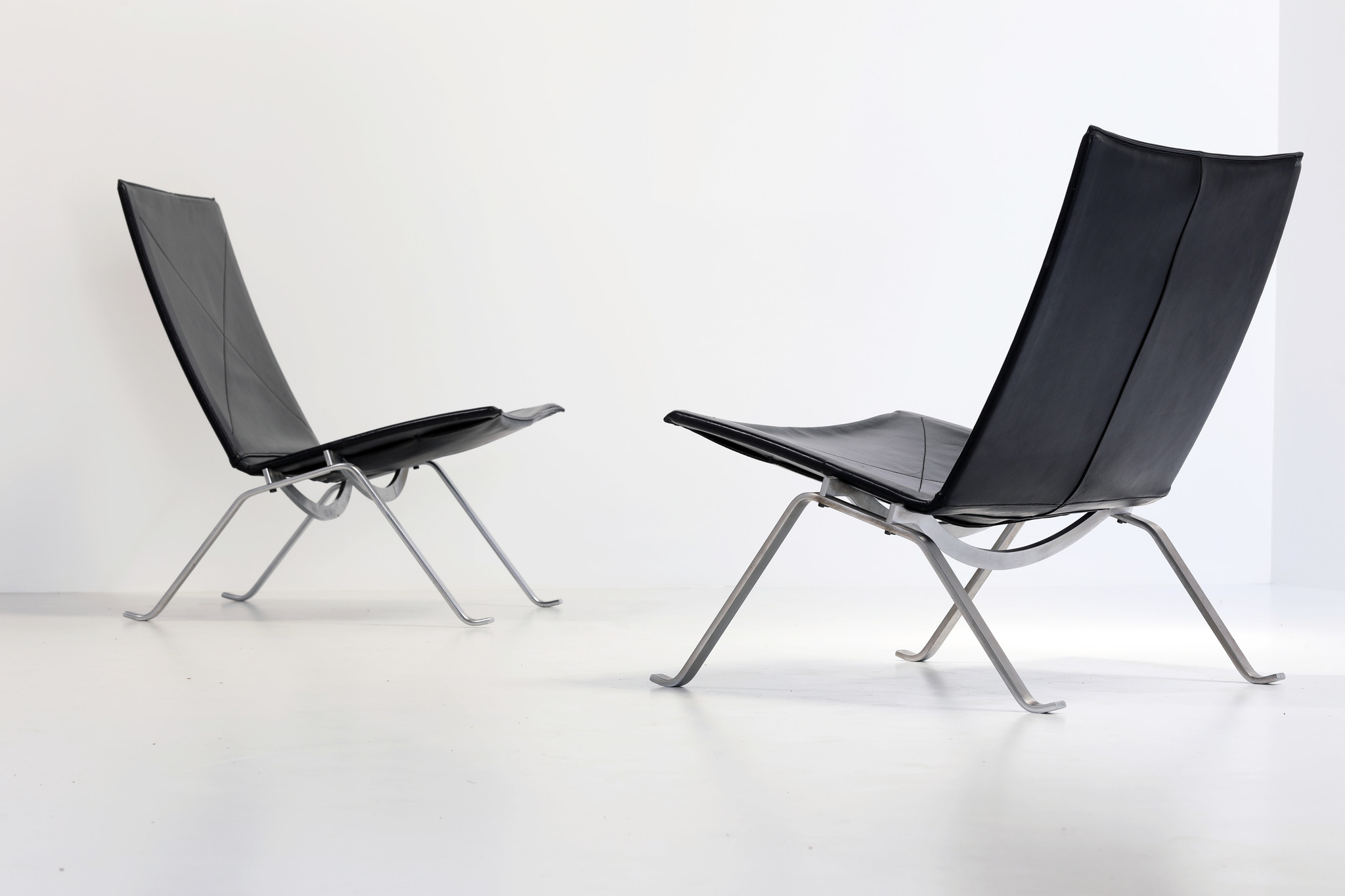 Set PK22 chairs by POUL KJÆRHOLM for Fritz Hansen