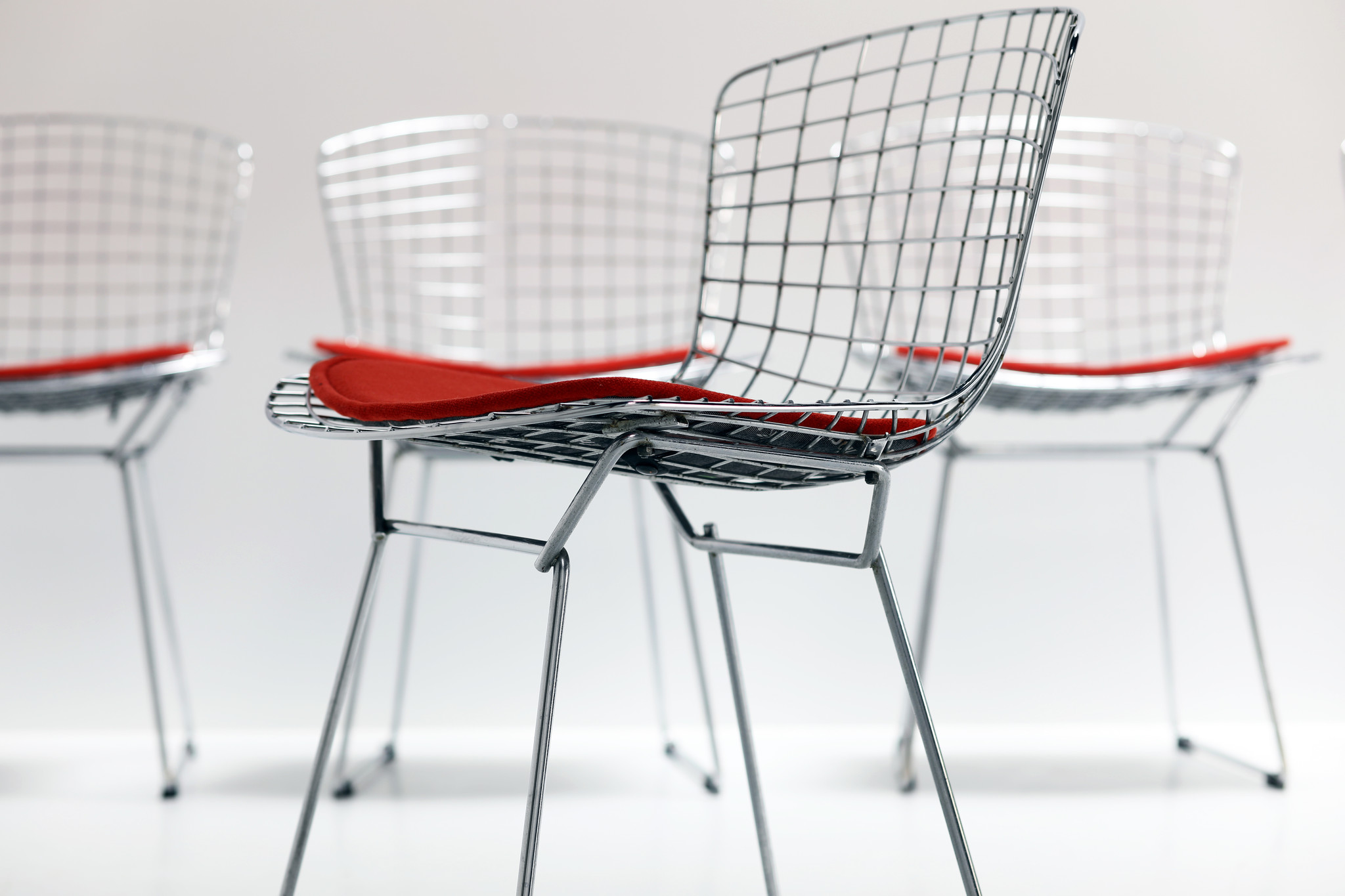 Set of Bertoia Chairs by Harry Bertoia for Knoll, 1953