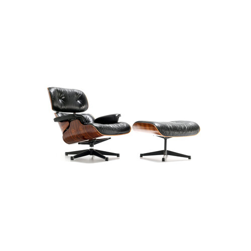 Chaise longue et pouf Eames