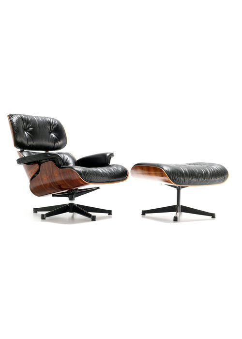 Chaise longue et pouf Eames