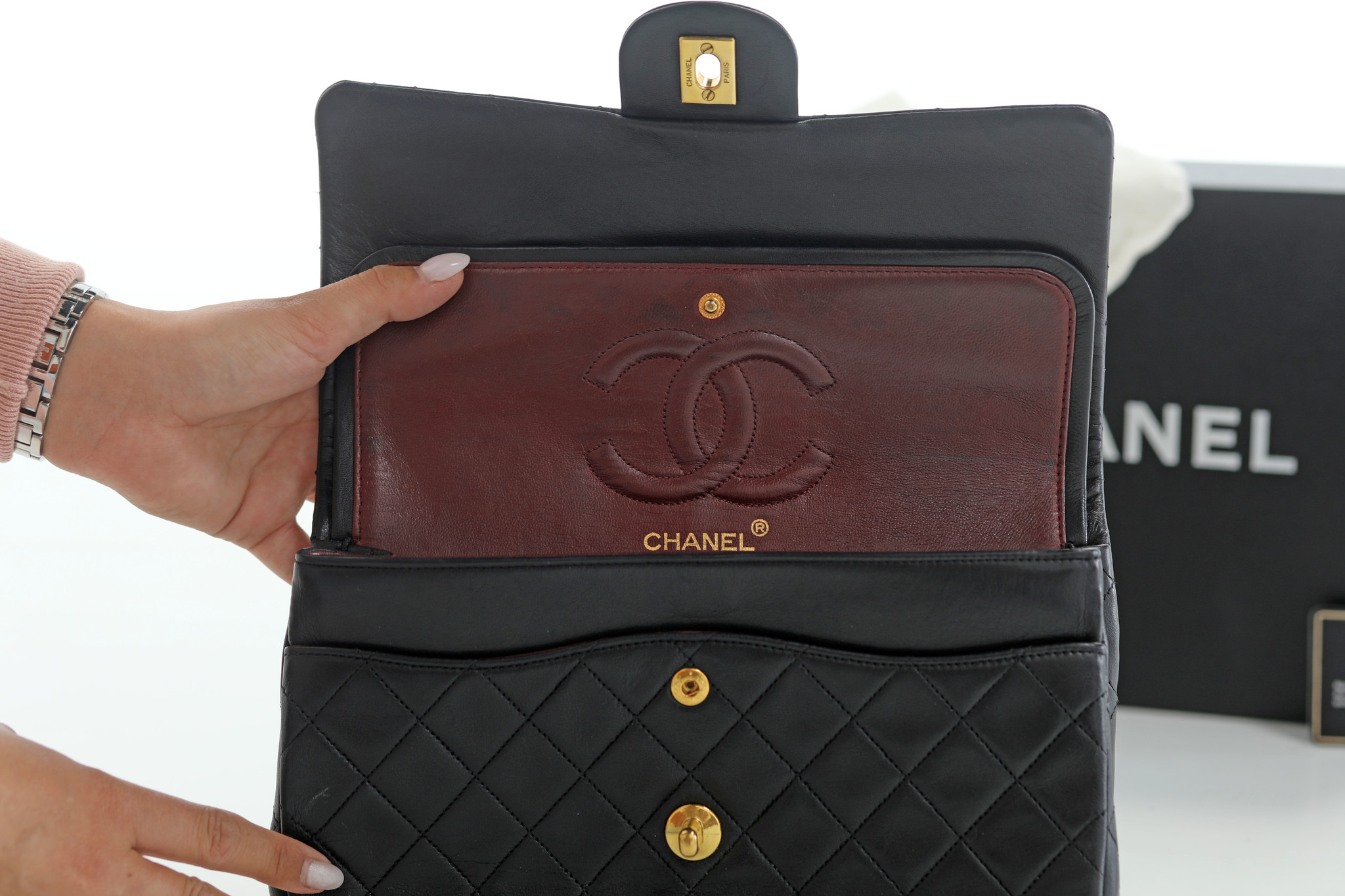 Chanel Vintage Classic Medium Double Flap Bag Hot Sale  anuariocidoborg  1686905289