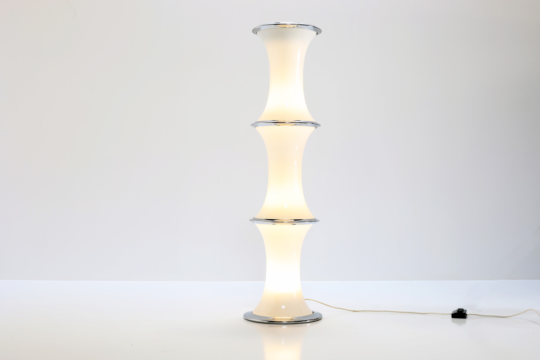 Lampadaire "Bambou" par Enrico Tronconi, années 1970