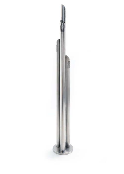 Floor lamp stainless steel R.Fontana