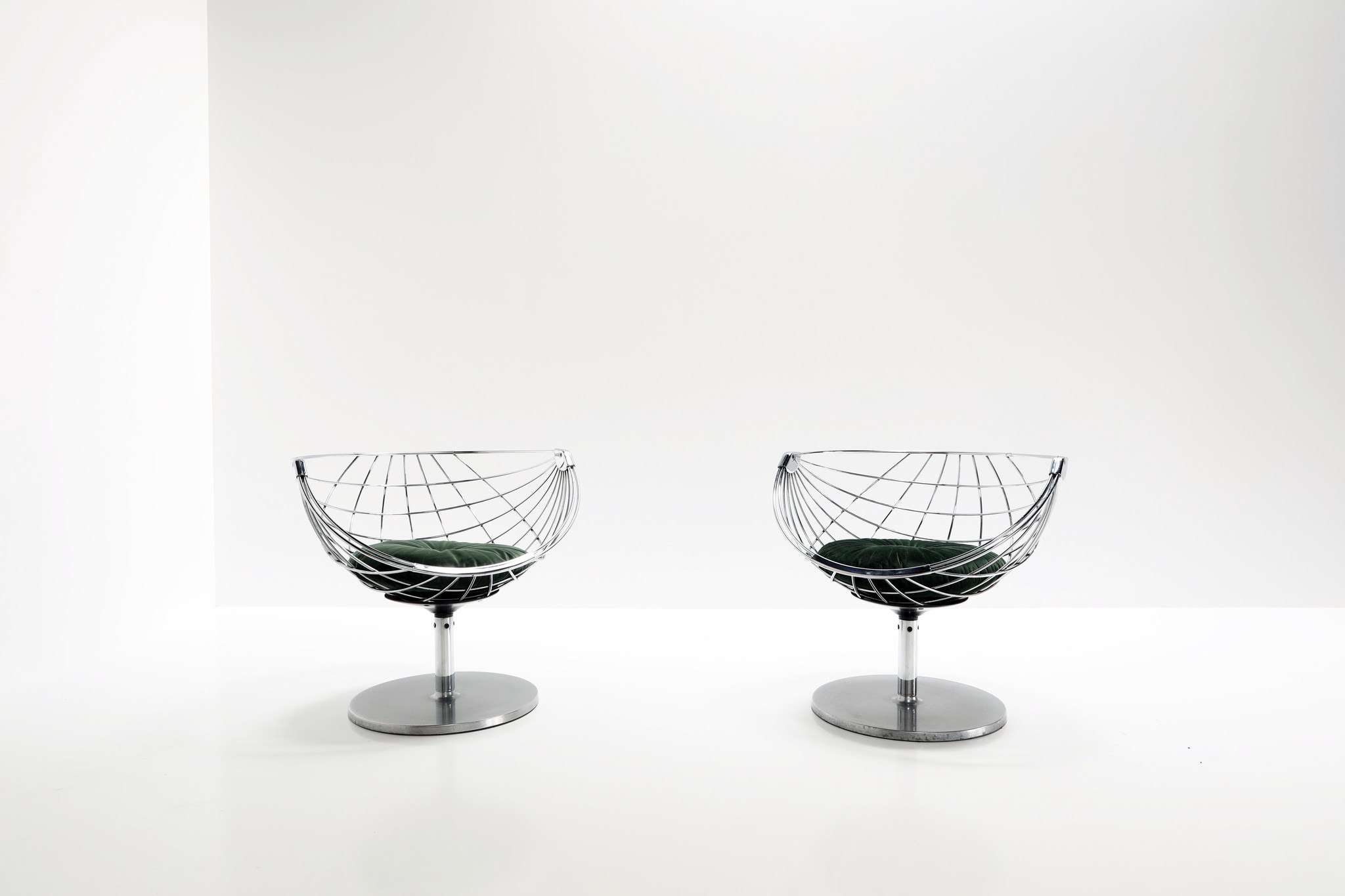 Atomic  Ball Chairs van Rudi Verelst voor Novalux, 1974