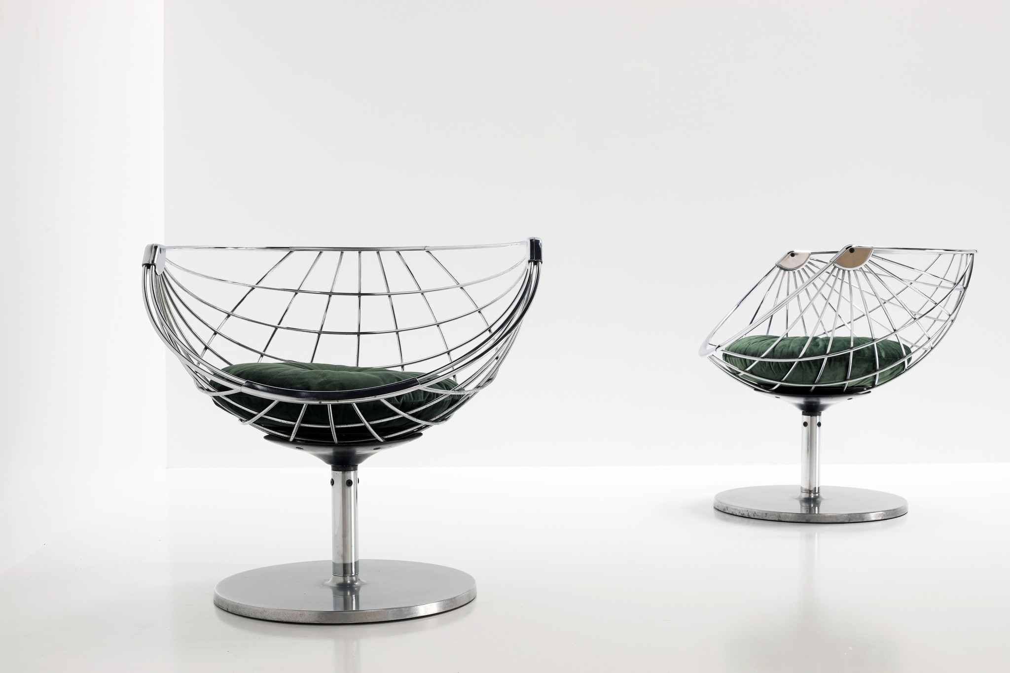 Atomic  Ball Chairs van Rudi Verelst voor Novalux, 1974