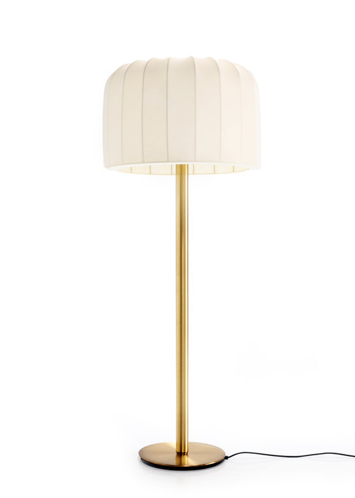 Lampadaire en laiton, années 1970