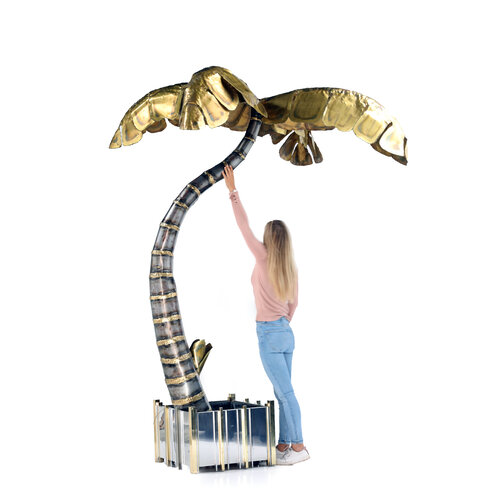 XXL Maison Jansen palmboomlamp