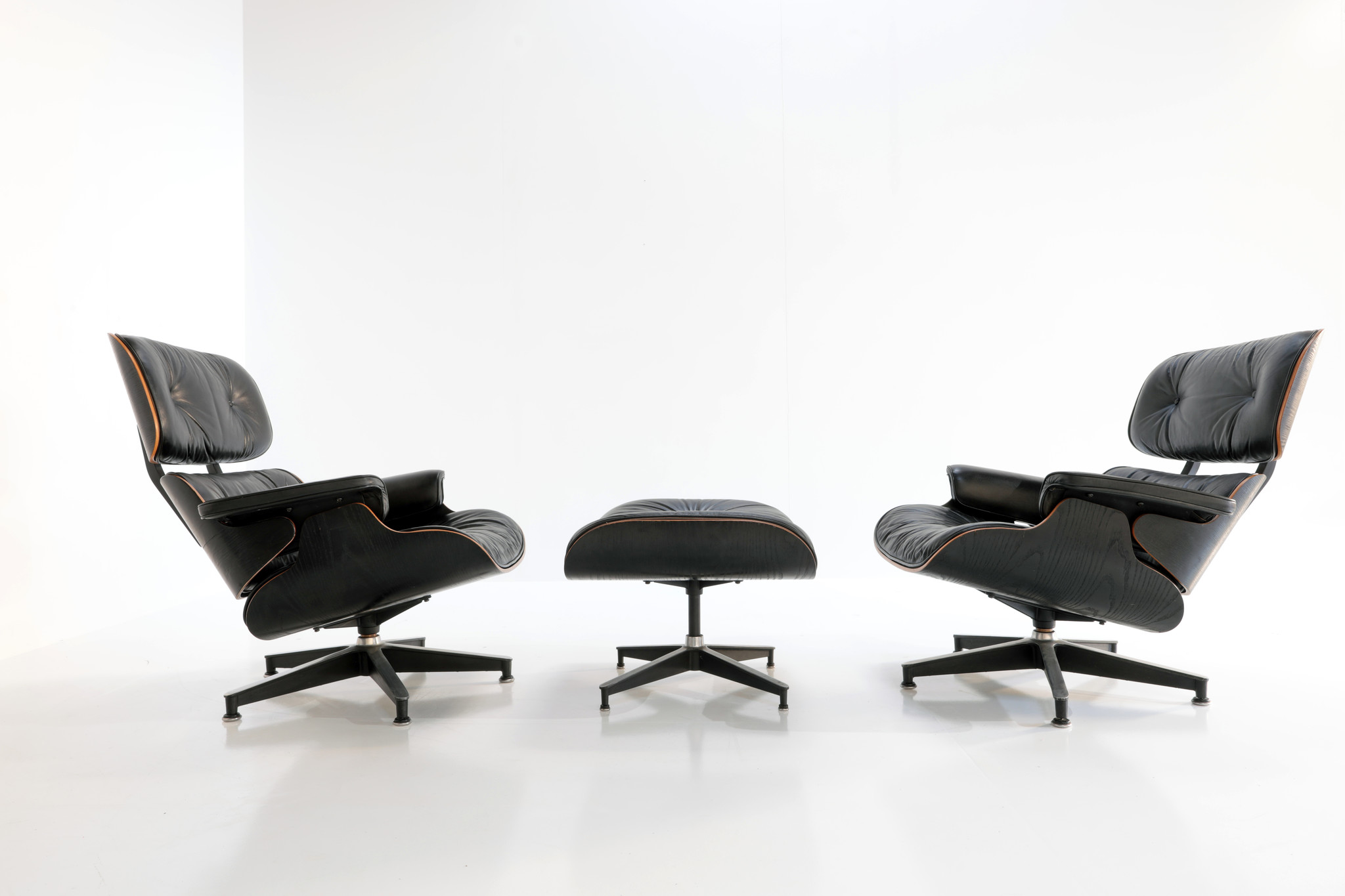 ENSEMBLE DE CHAISES LONGUES EAMES "Herman Miler"