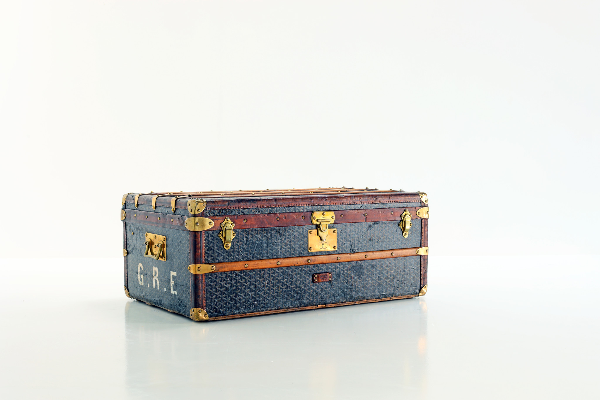 Early Maison Goyard Suitcase