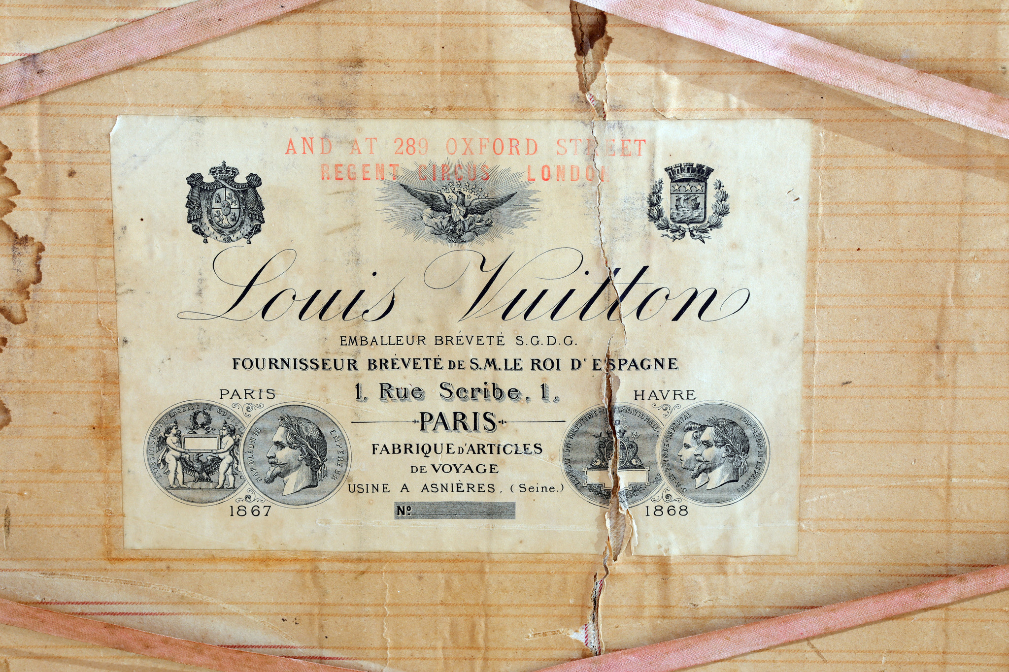 1ère malle Louis Vuitton "Trianon"