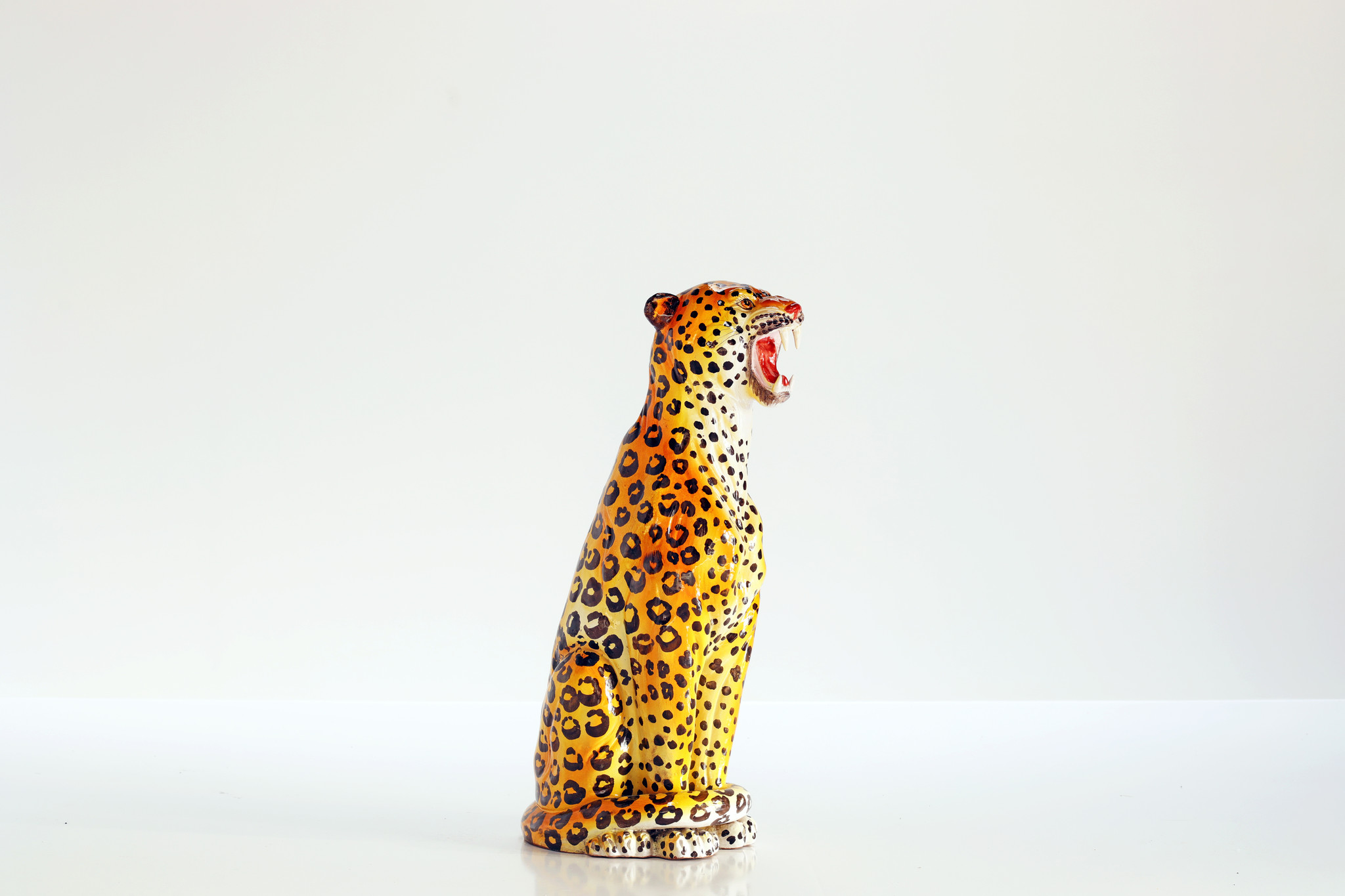 Italian ceramic Leopard, 1960's