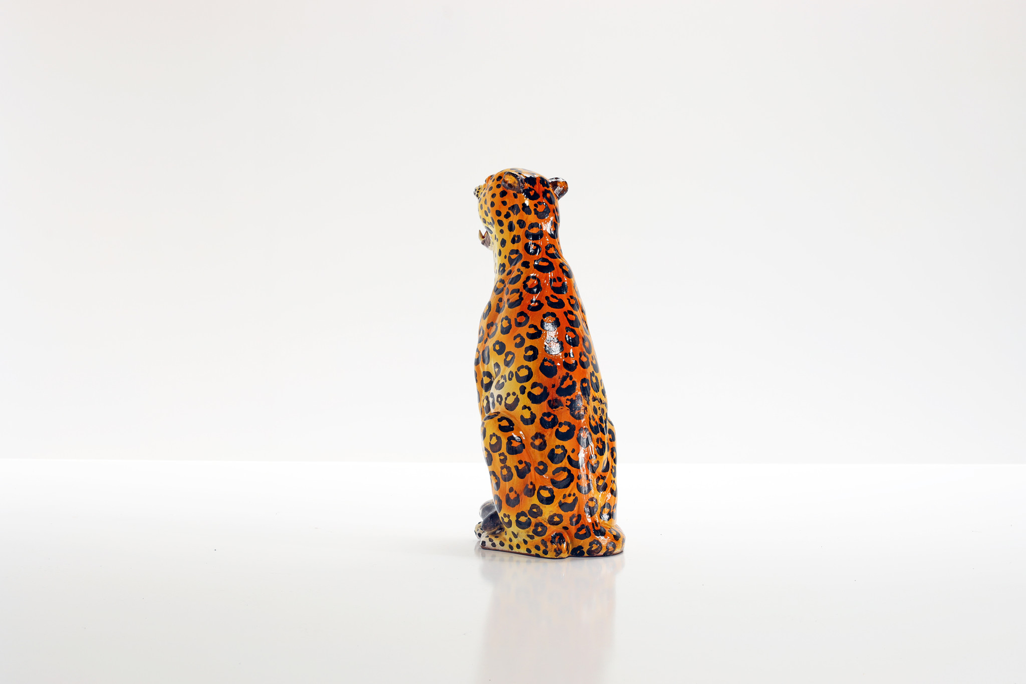 Italian ceramic Leopard, 1960's