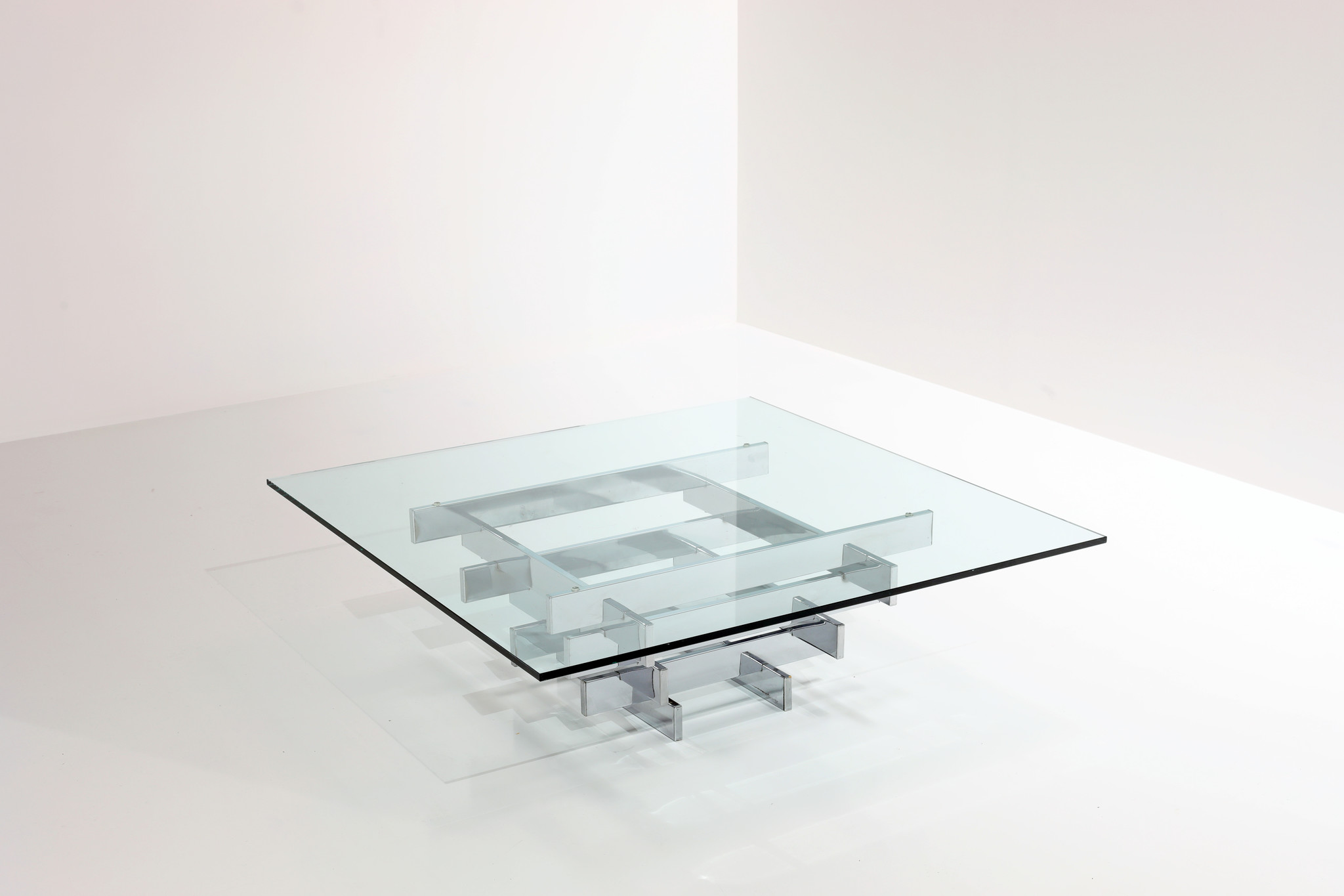 Table basse moderniste conçue par David Hicks, années 1960