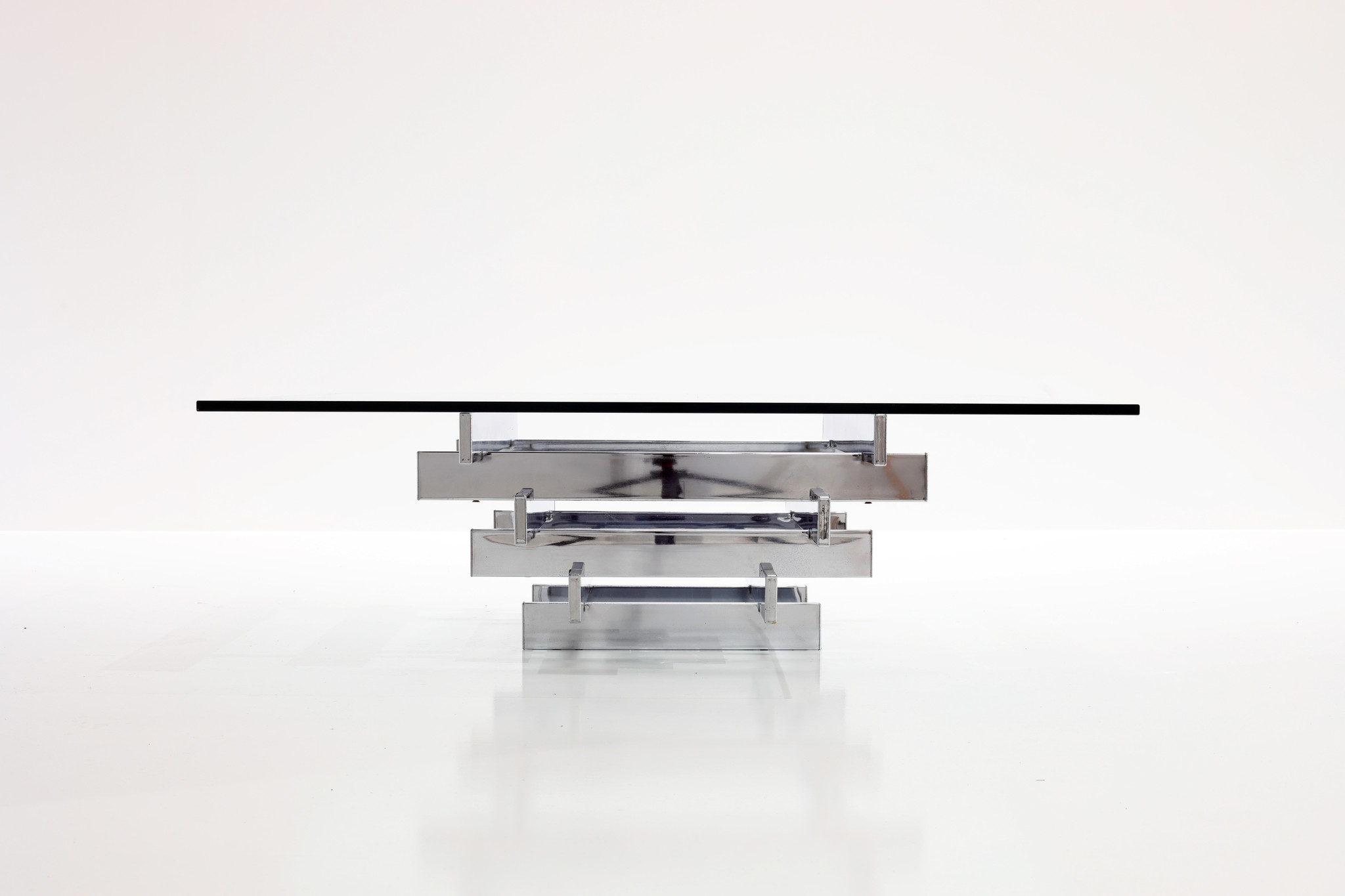 Table basse moderniste conçue par David Hicks, années 1960