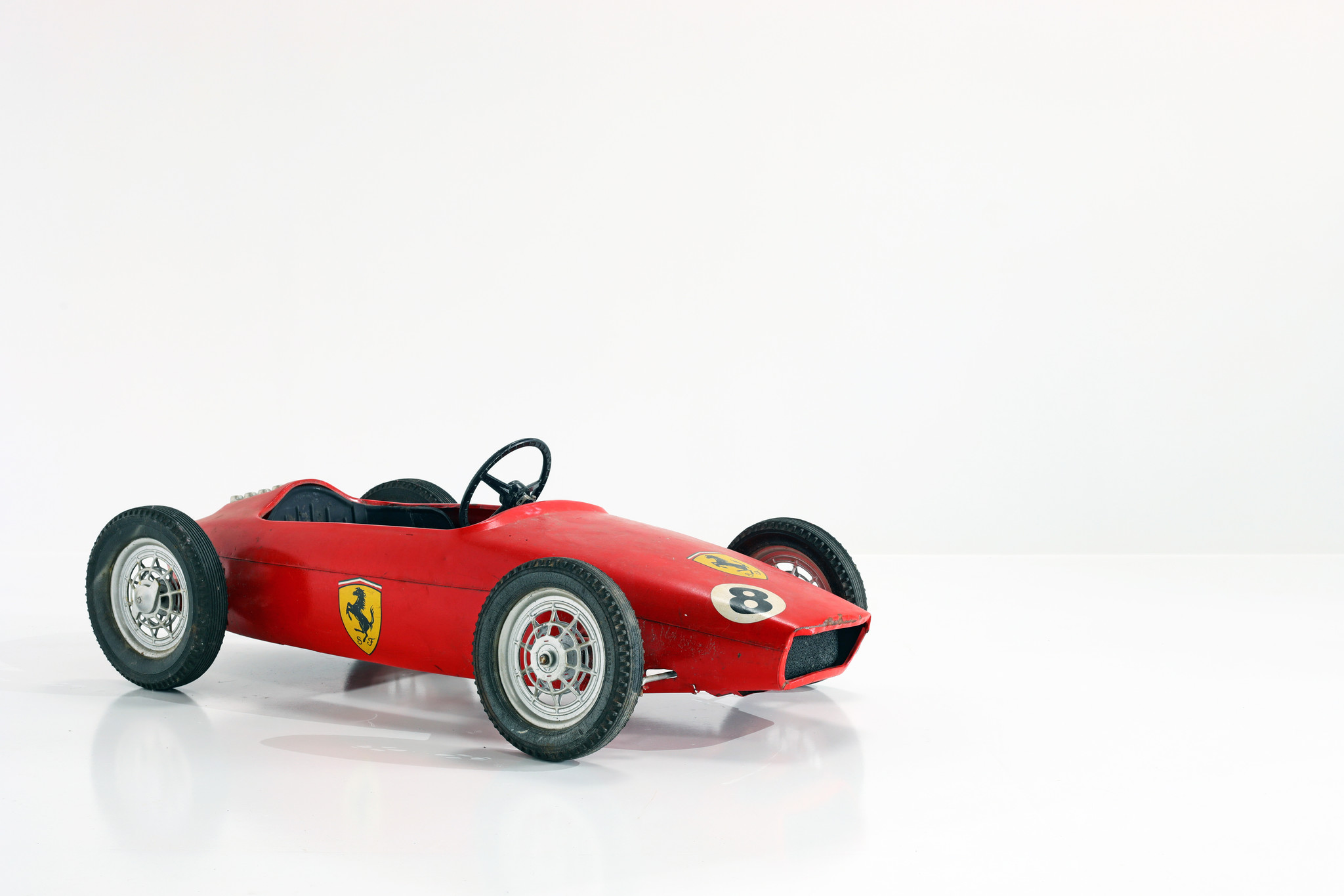 Original metal padal race car, 1960s