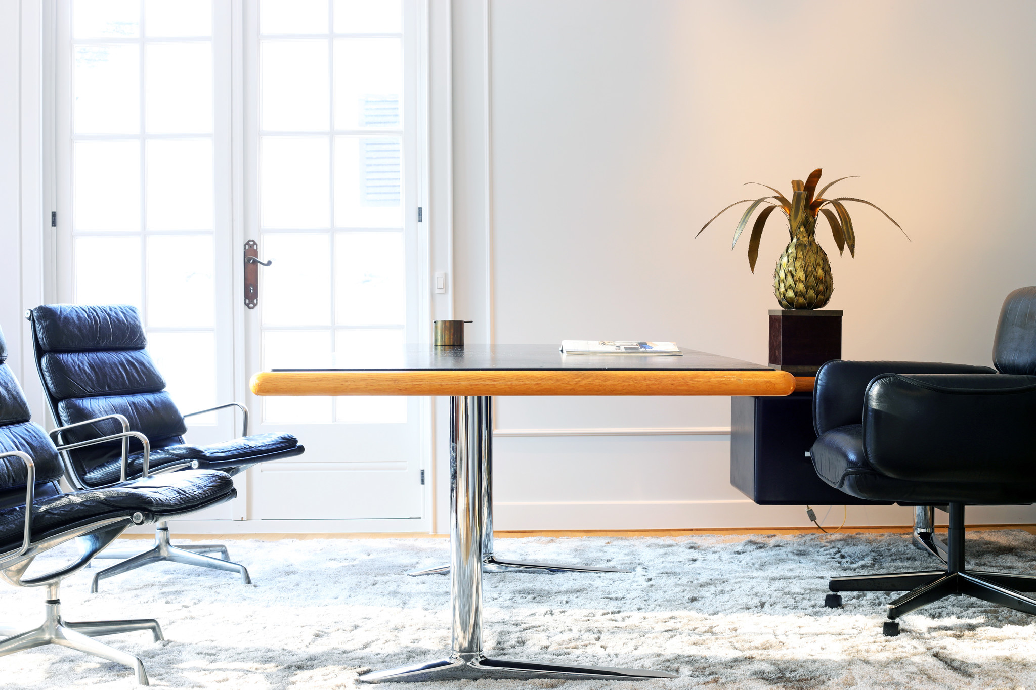 Bureau de direction conçu par Warren Platner pour Knoll, 1974