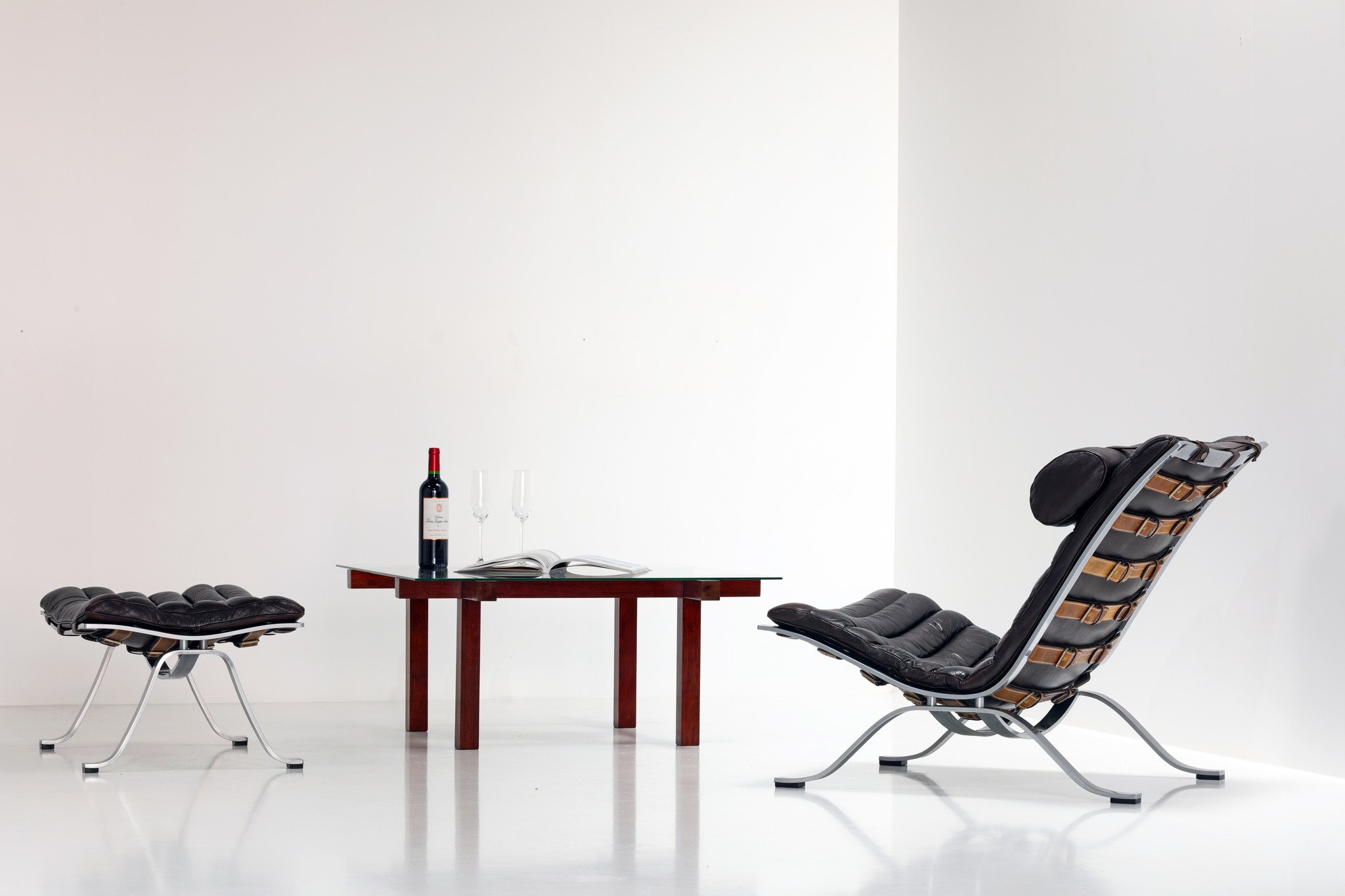 Ari Lounge chair ontworpen door Arne Norell voor Möbel AB Arne Norell, 1966