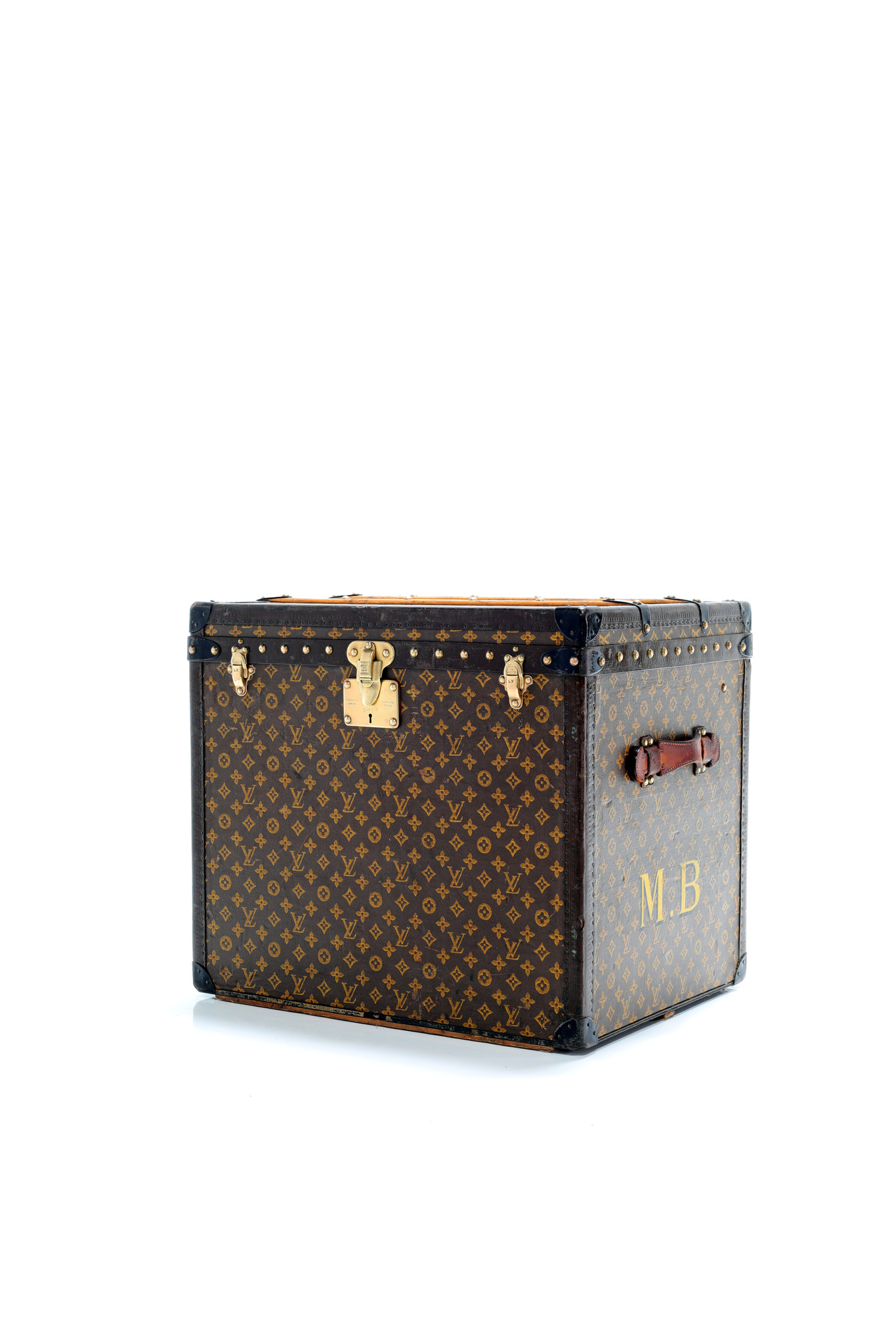 Leather Louis Vuitton wardrobe suitcase, 1920's - THE HOUSE OF WAUW