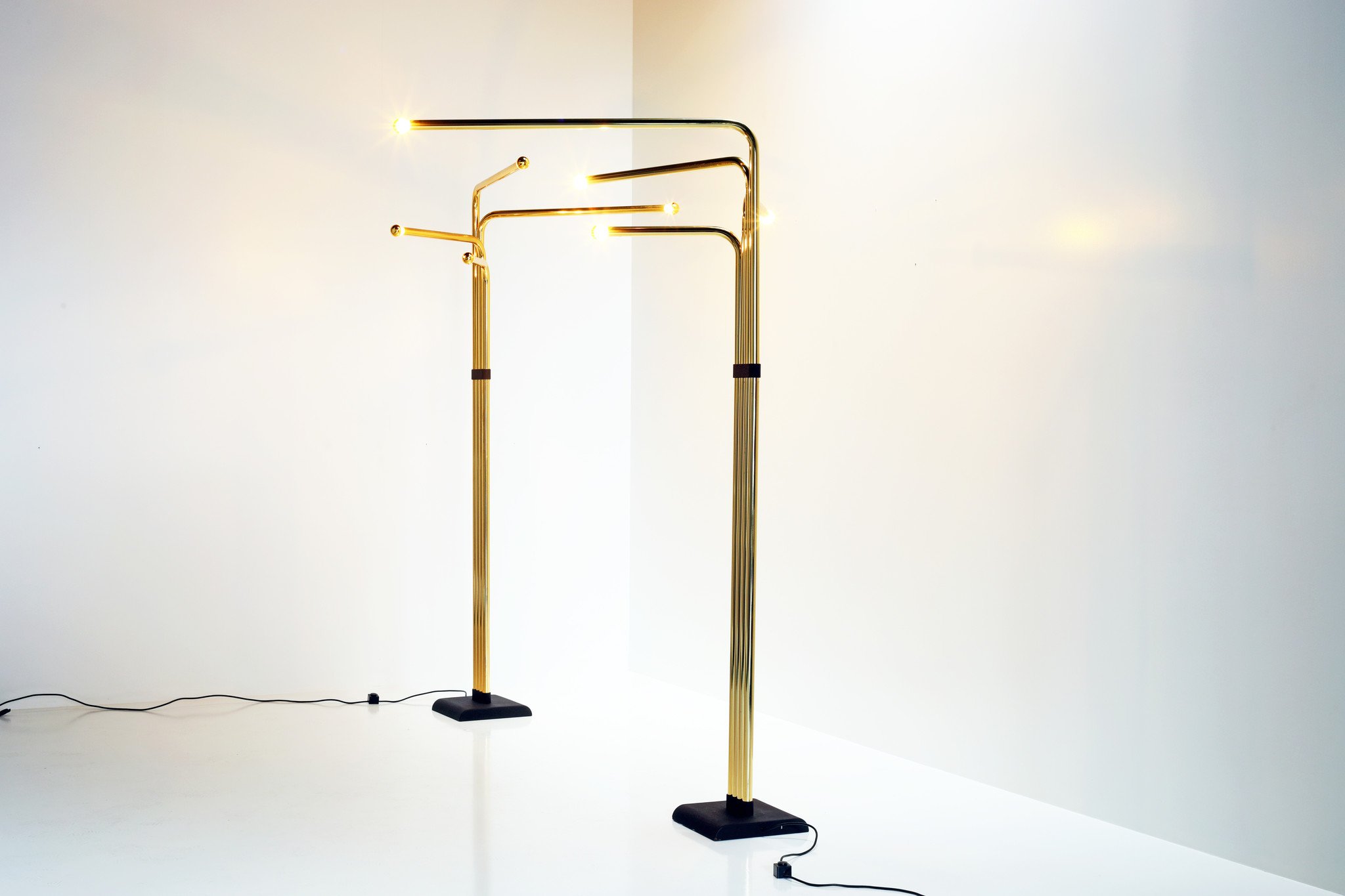 Italiaanse vloerlamp ontworpen door Goffredo Reggiani, 1974