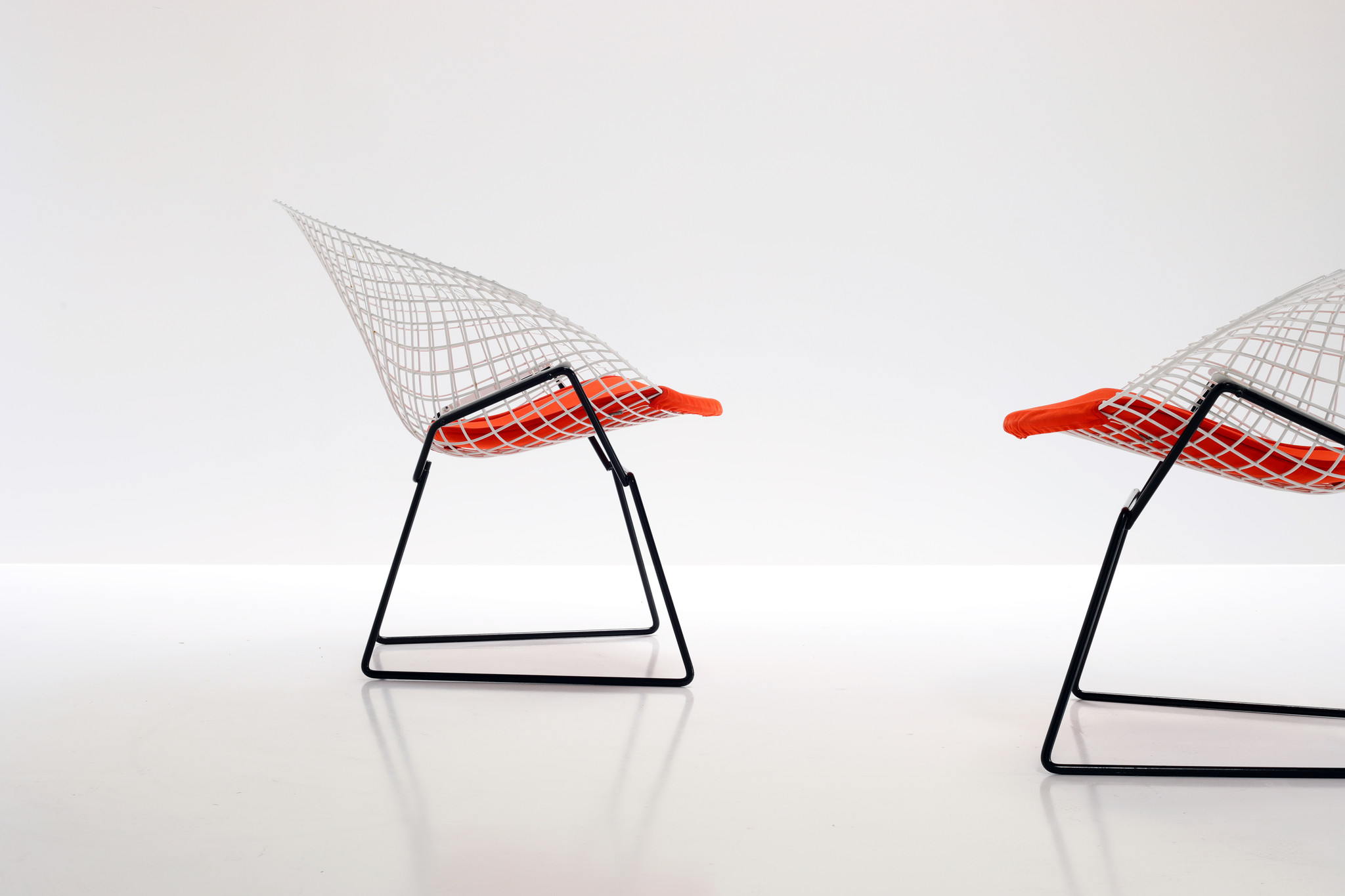 Chaises Diamond par Harry Bertoia pour Knoll, 1952