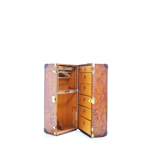 Leather Louis Vuitton wardrobe, 1920's