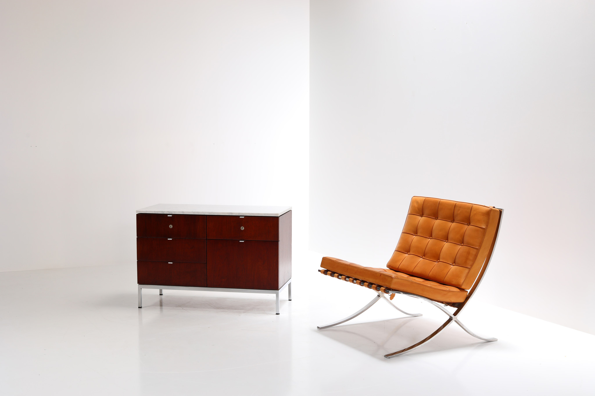 First production Florence Knoll credenza, 1960's