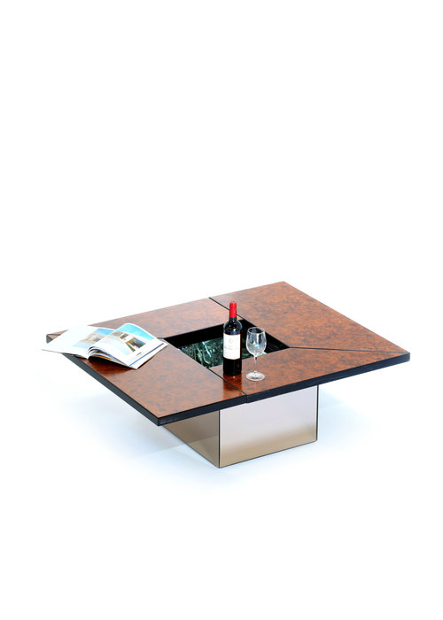 Coffee table with bar