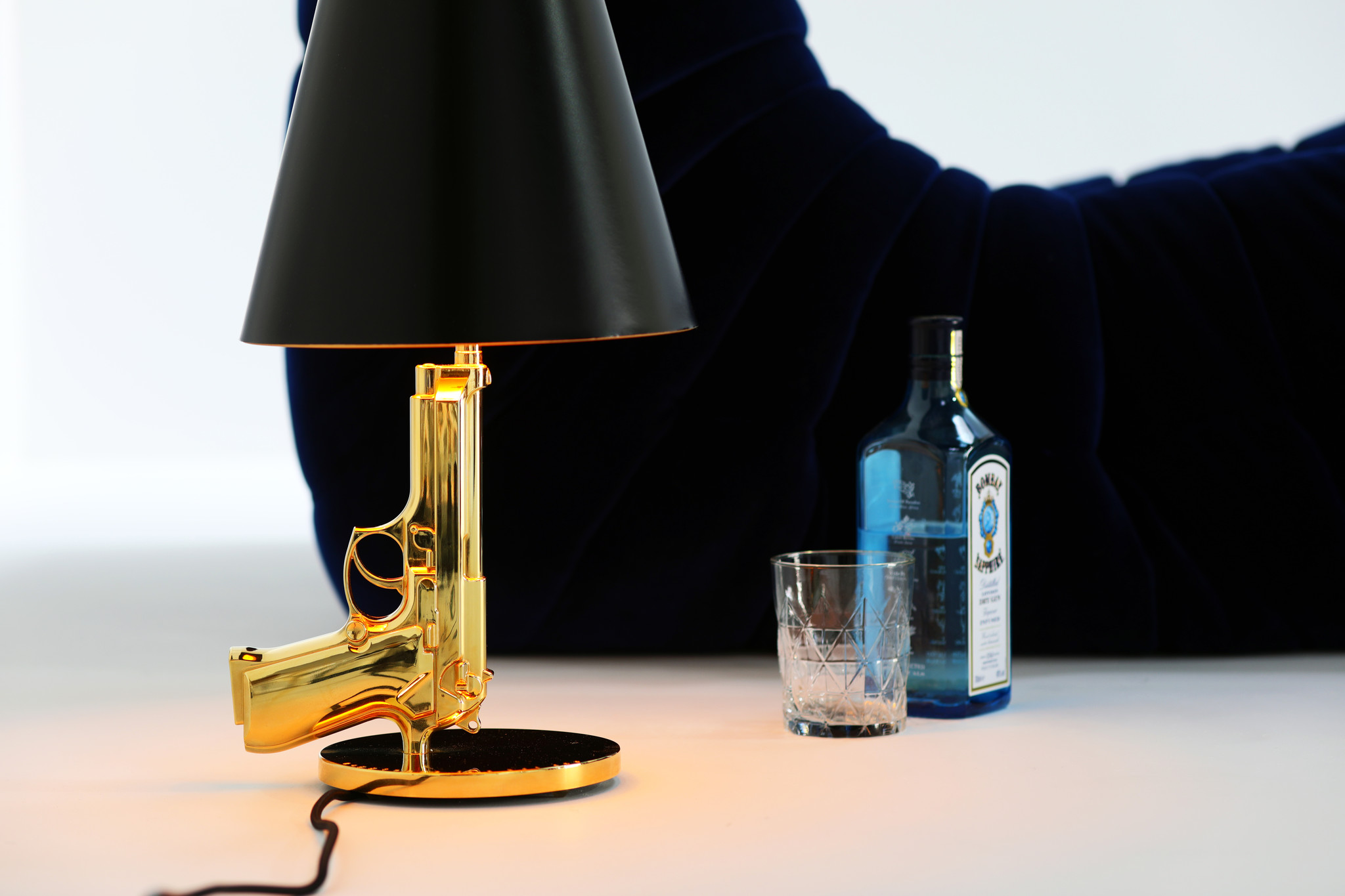 Gun table lamp by Philippe Starck for FLOS